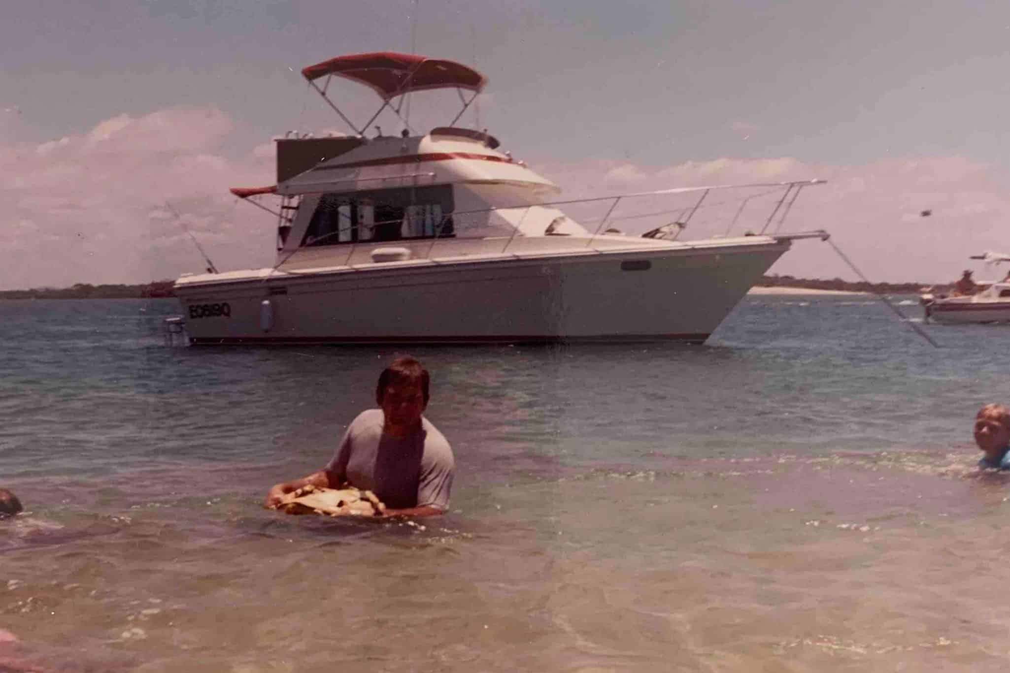 The very first Riviera owned by the Hillmans was this 32 Flybridge.