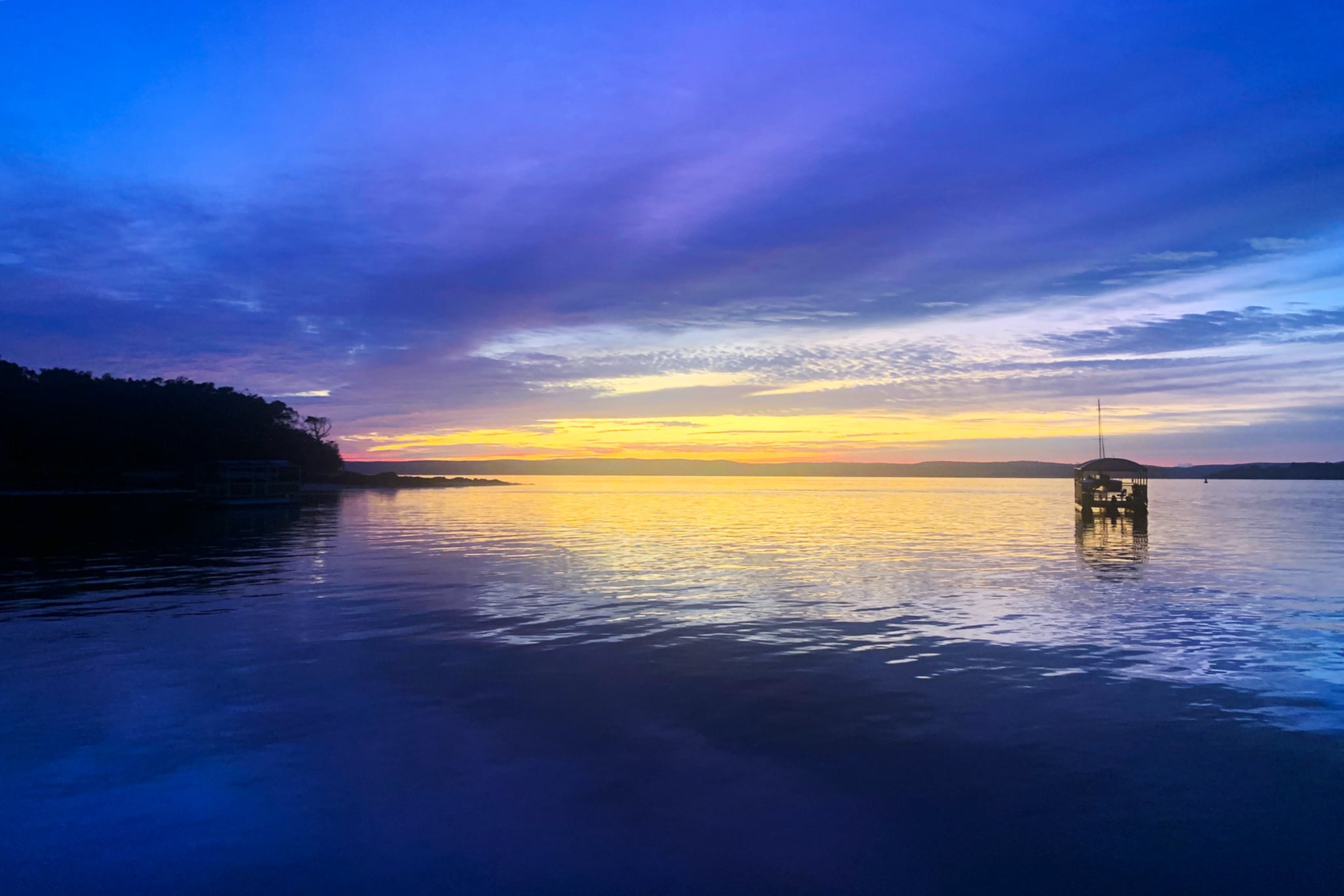 Tuleen Island, near South Stradbroke in a protected area of Moreton Bay, is a perfect sunset location