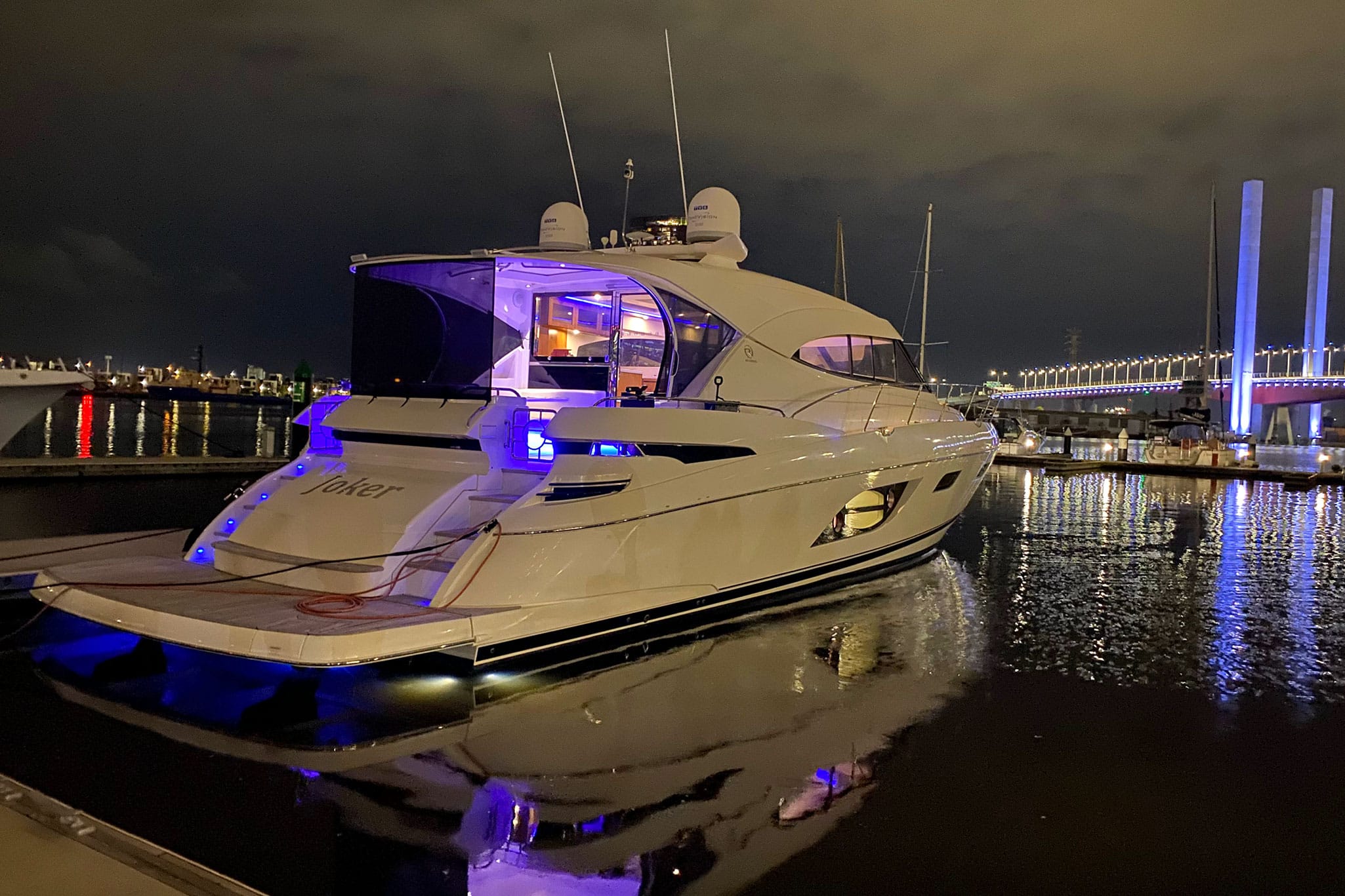 The Joker at night