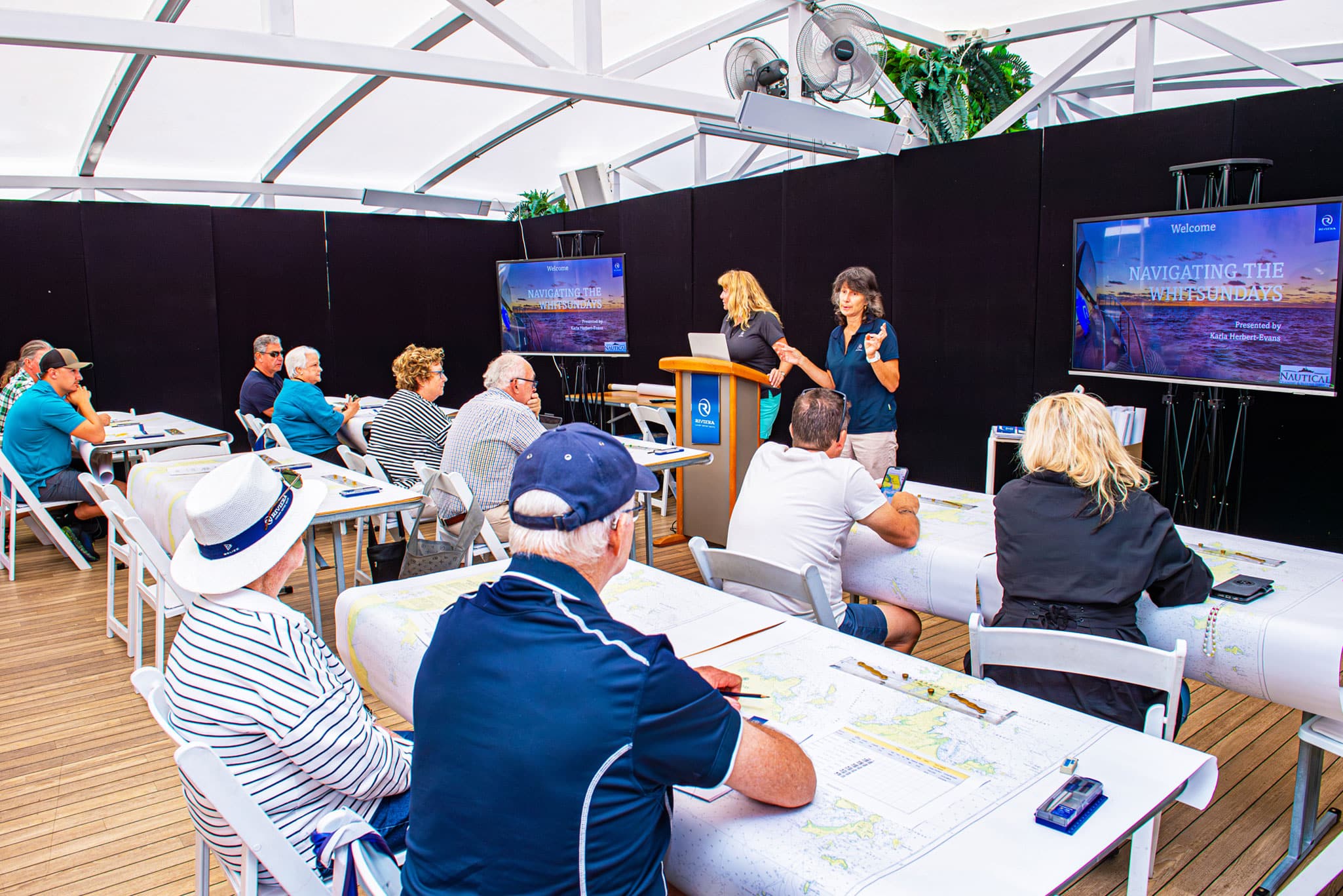Riviera hosted the exclusive Festival of Boating where Riviera owners were inspired by an extensive boating education program and enjoyed a social events calendar.