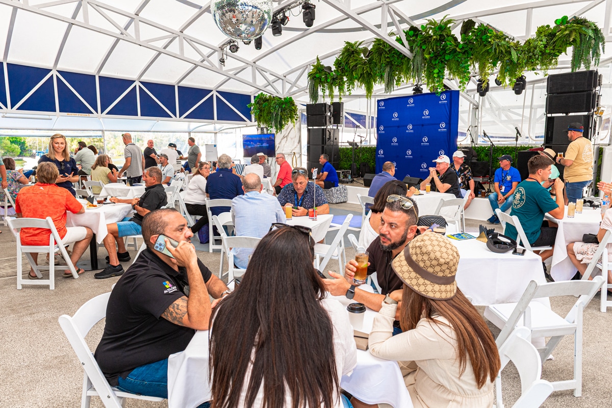 Join us aboard the YOT Club and experience the Riviera Owner’s Lounge. Exclusive to Riviera owners visiting this year’s Sanctuary Cove International Boat Show.