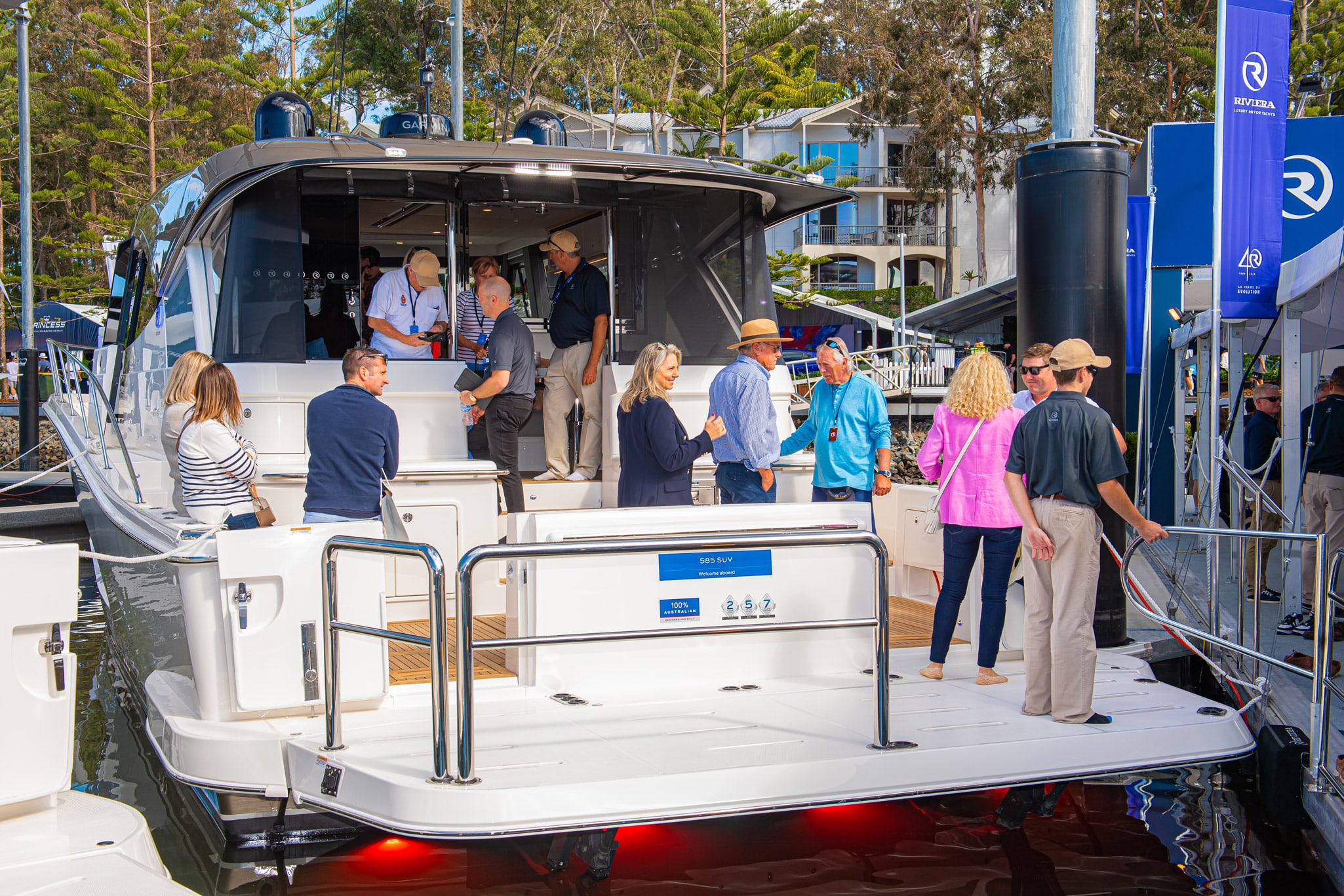 Guests at the Boat Show will be able to explore the latest Riviera offerings.