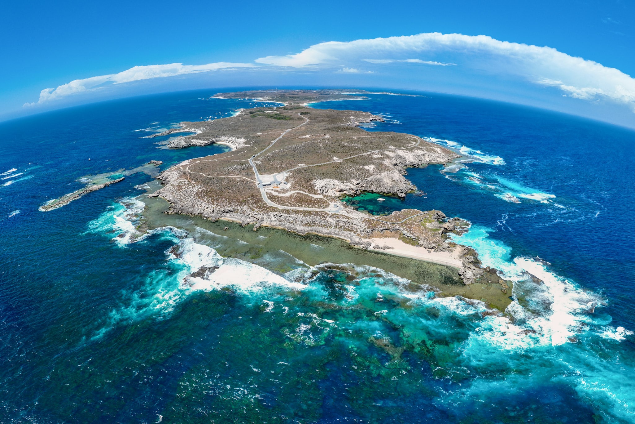 Located just 19km (12mi) off the coast of Perth, Rottnest Island’s tranquil setting will make you feel a world away.