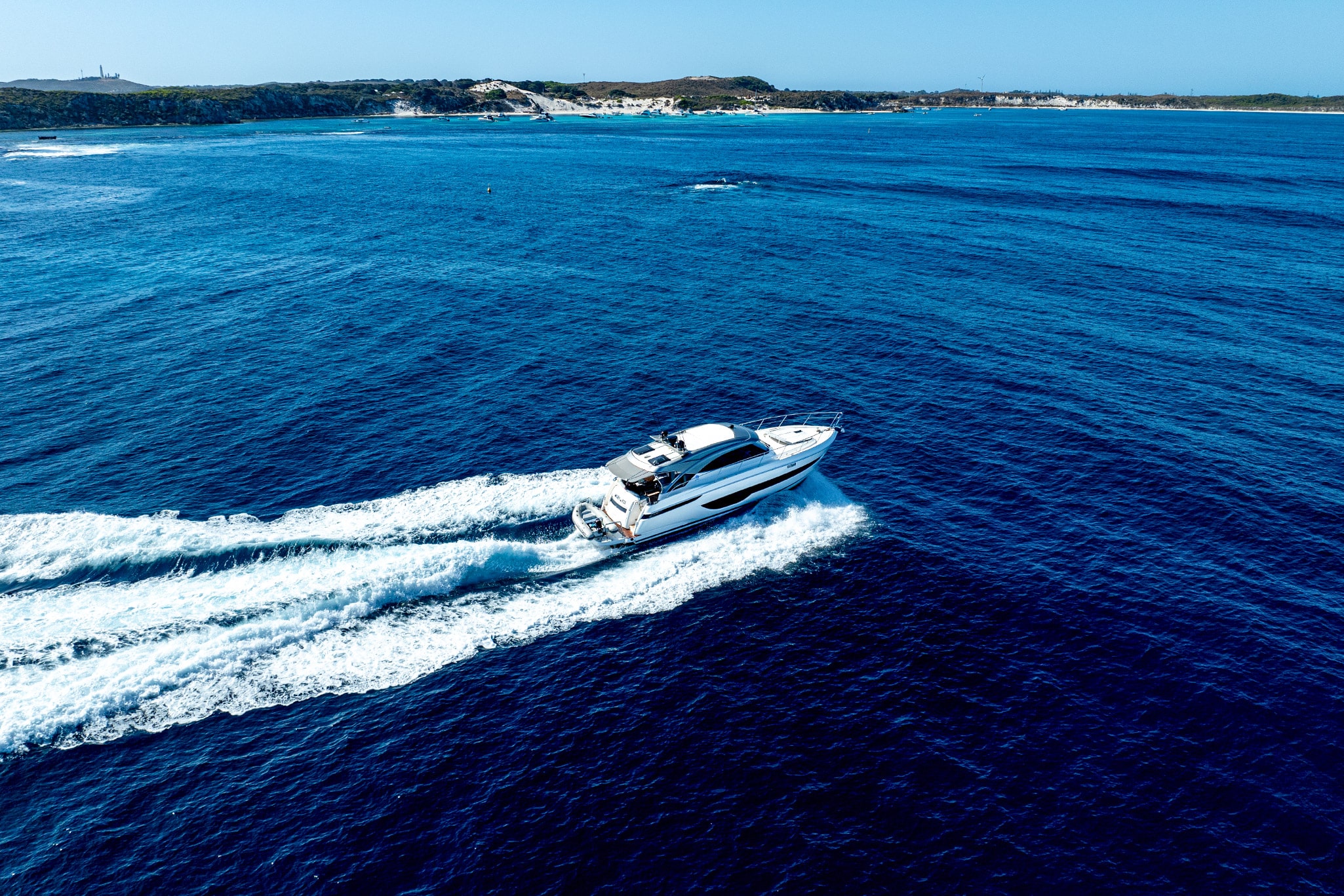 'Moet on Ice' on her way to Rottnest Island.