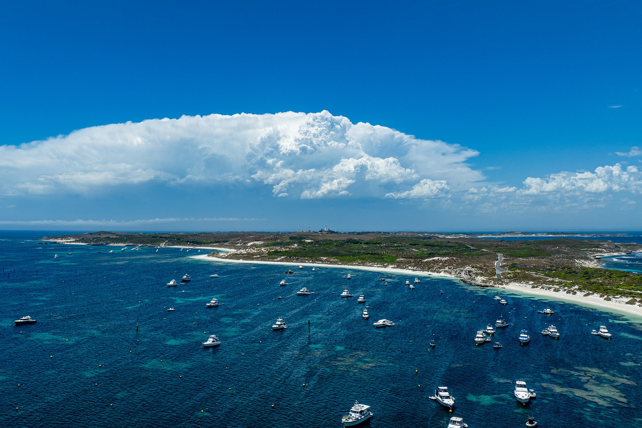Rottnest Island is a favourite destination in Western Australia with white sandy beaches and secluded coves.