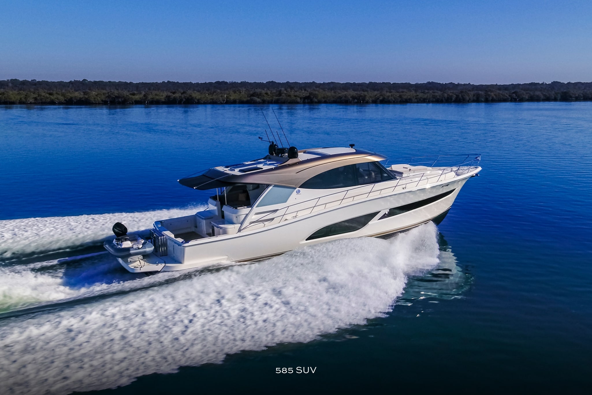 The Riviera SUV Collection offers 6 excellent models from 39 to 64 feet.