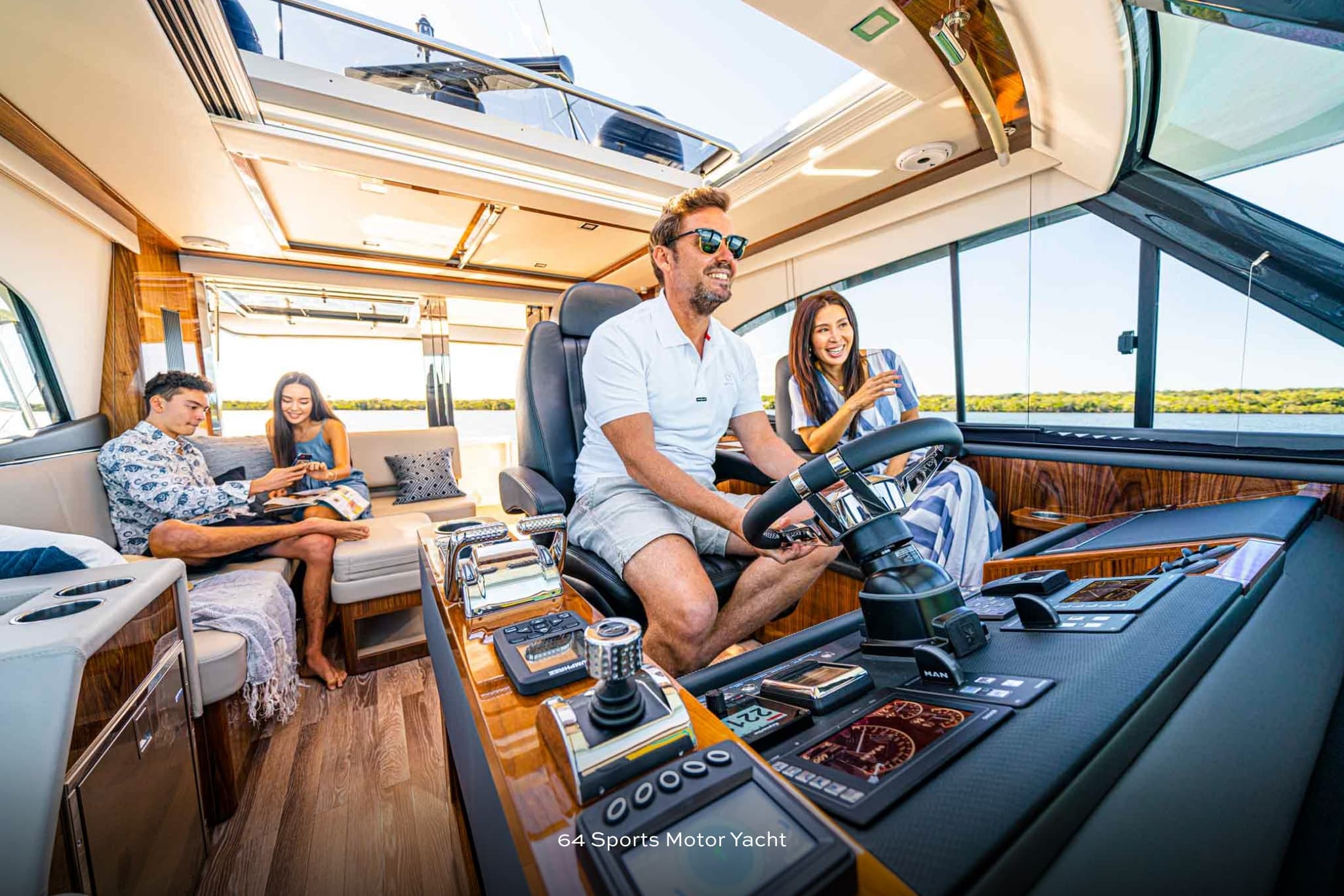 In a league of their own, the Sports Motor Yacht Collection offer 6 exceptional models from 46 to 72 feet.