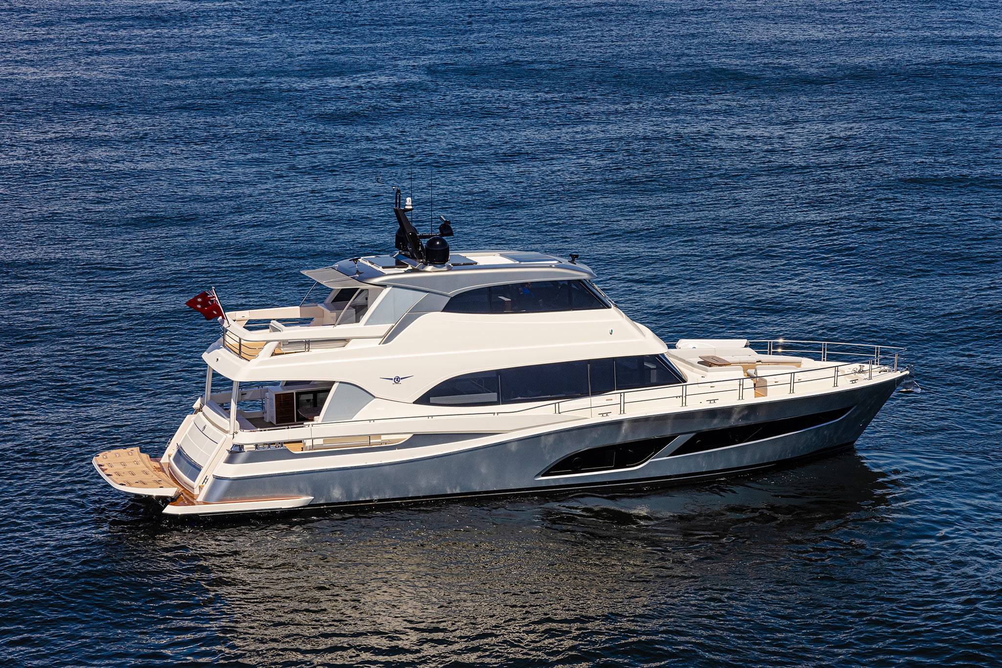 The 78 Motor Yacht is the largest and most sophisticated model ever launched by Riviera.