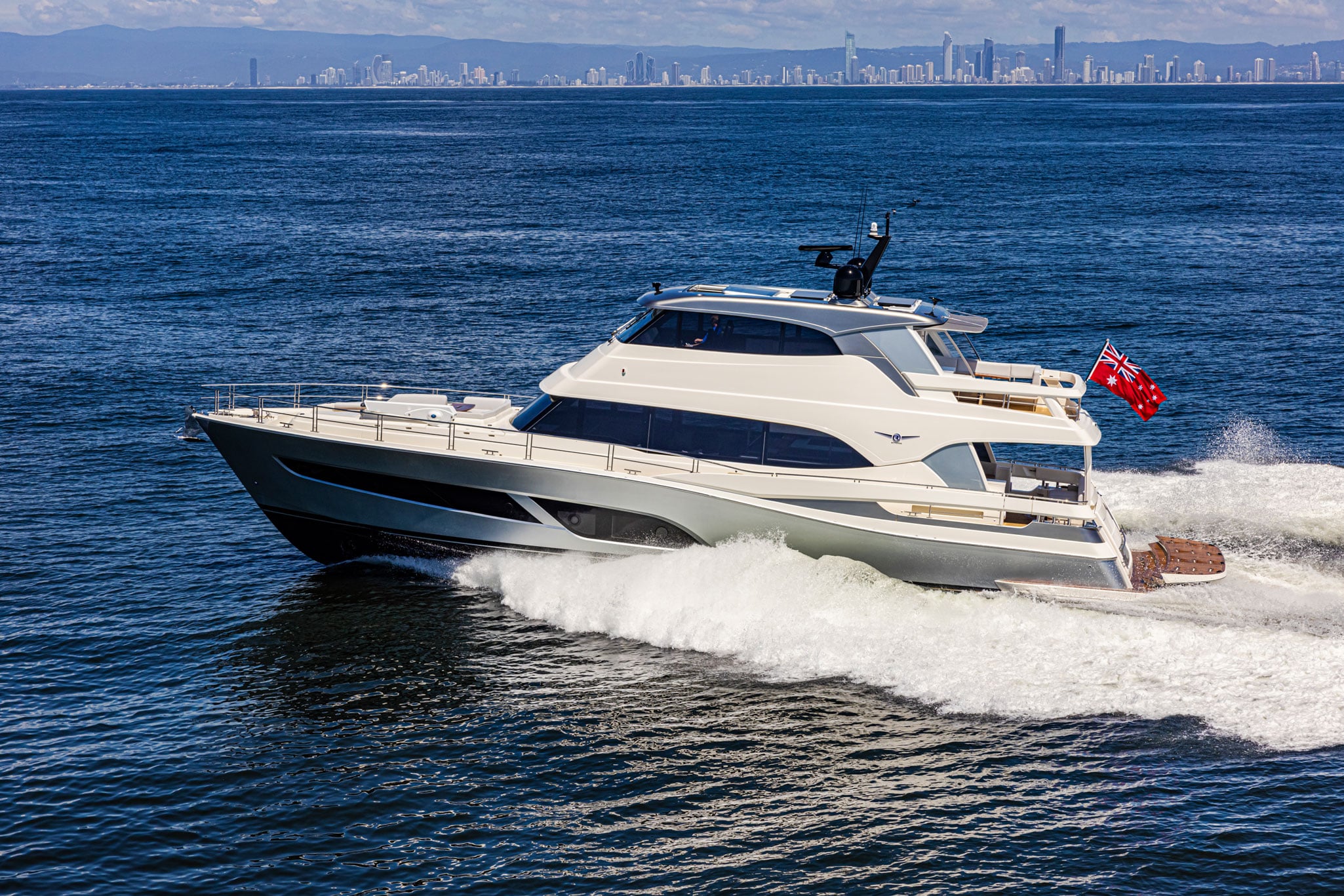 Laura takes immense pride in working on both the 78 Motor Yacht and 72 Sports Motor Yacht.