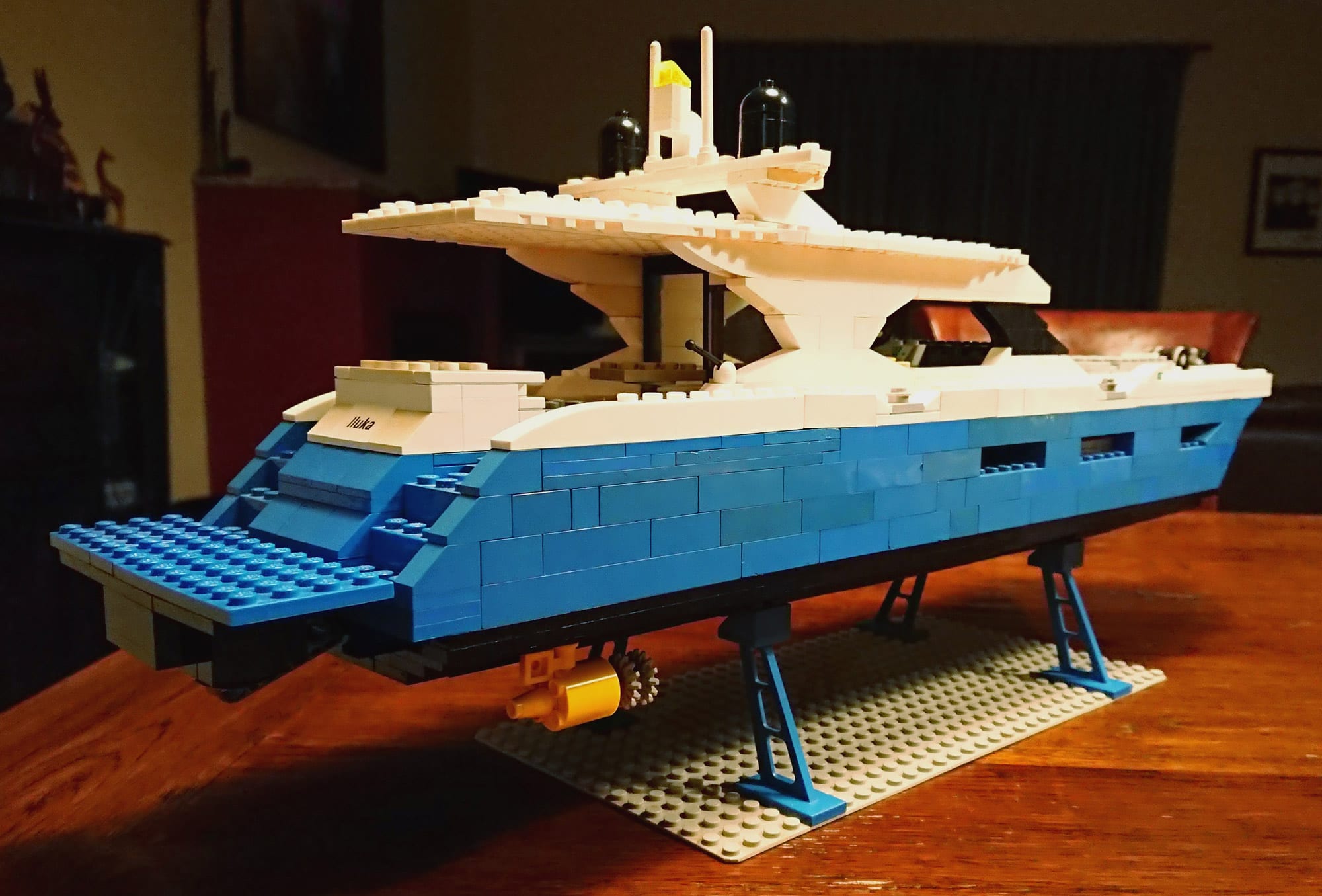 lego family yacht