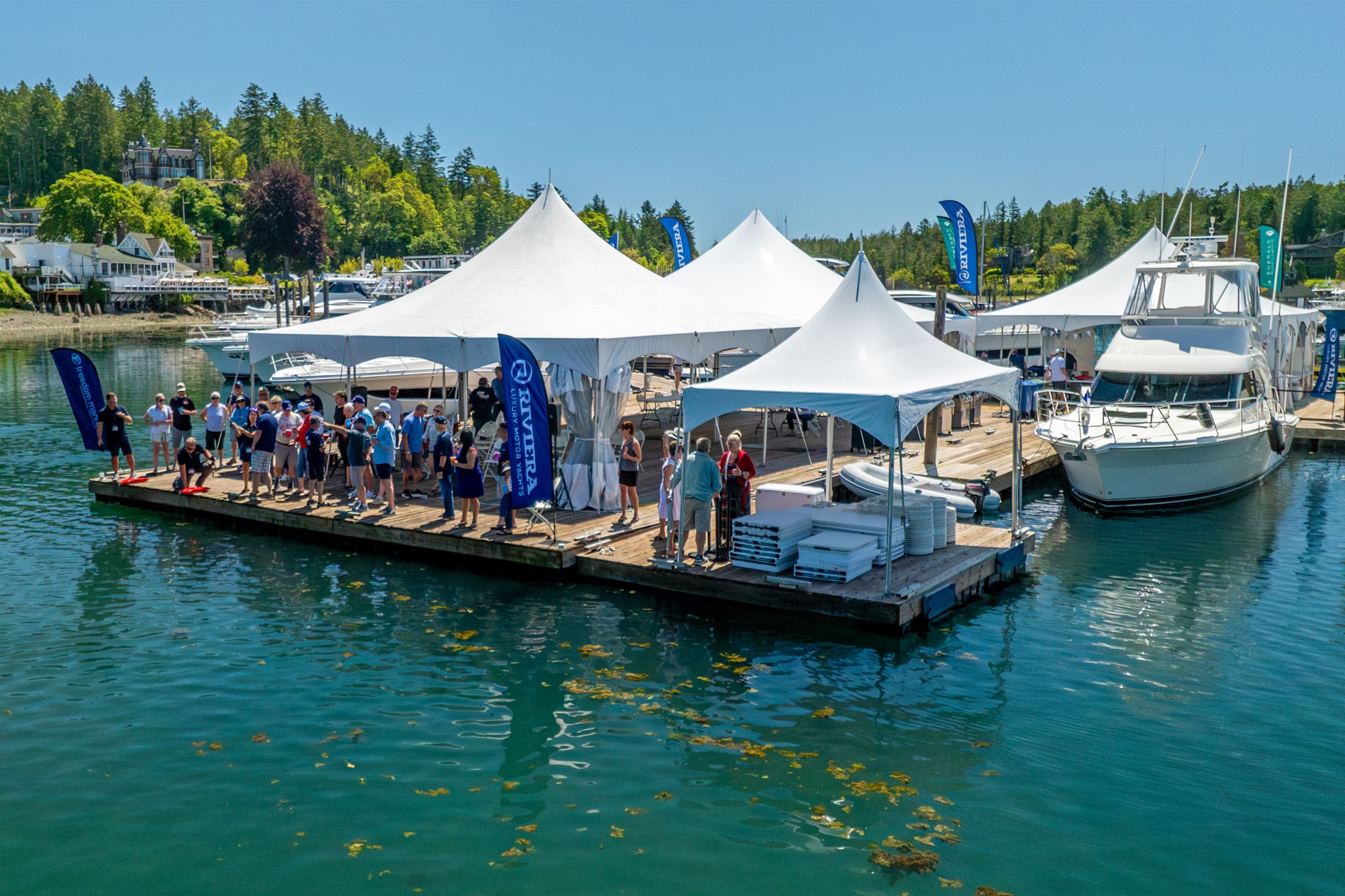 The Riviera family of yacht owners is a tight and fun community that shares a common love of boating and special friendships.
