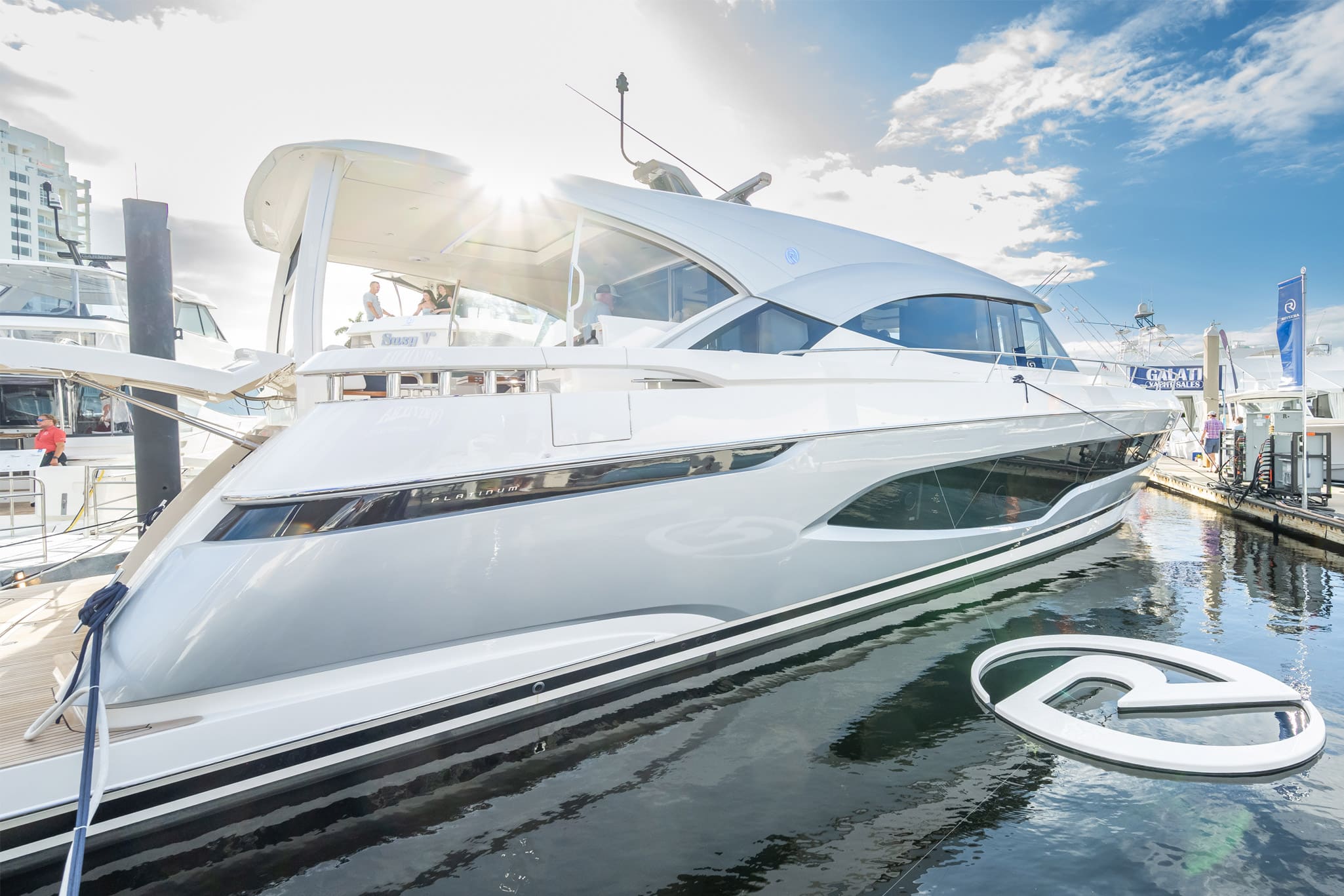 Fort Lauderdale is the pinnacle of the boating world and Riviera was among the leading exhibitors.