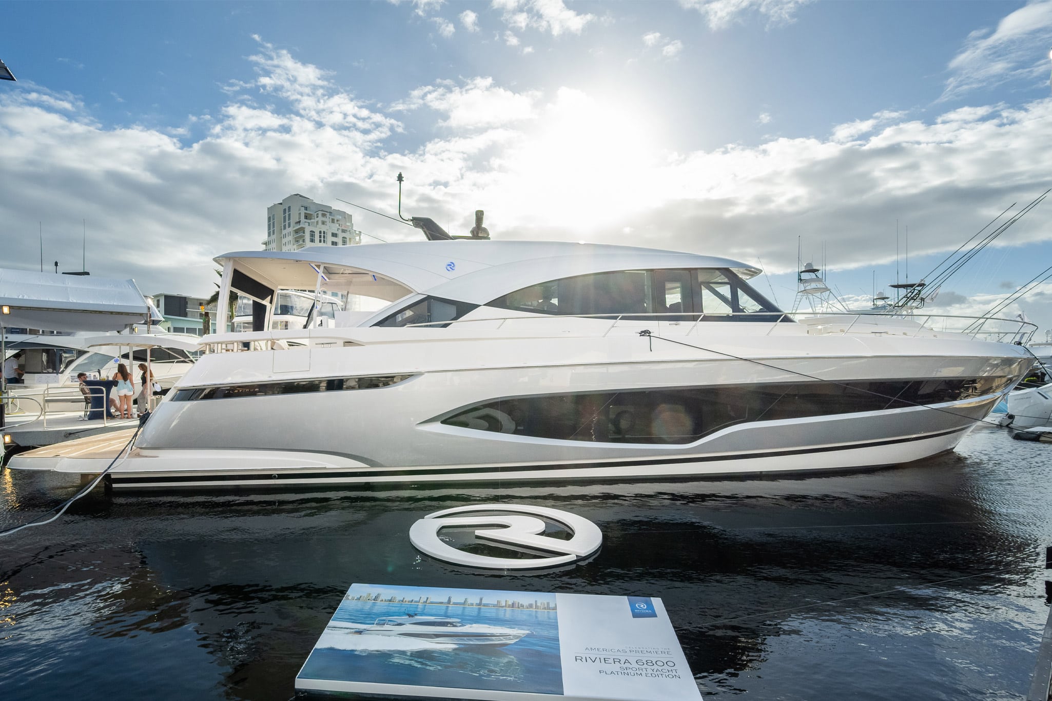 Fort Lauderdale is the pinnacle of the boating world and Riviera was among the leading exhibitors.