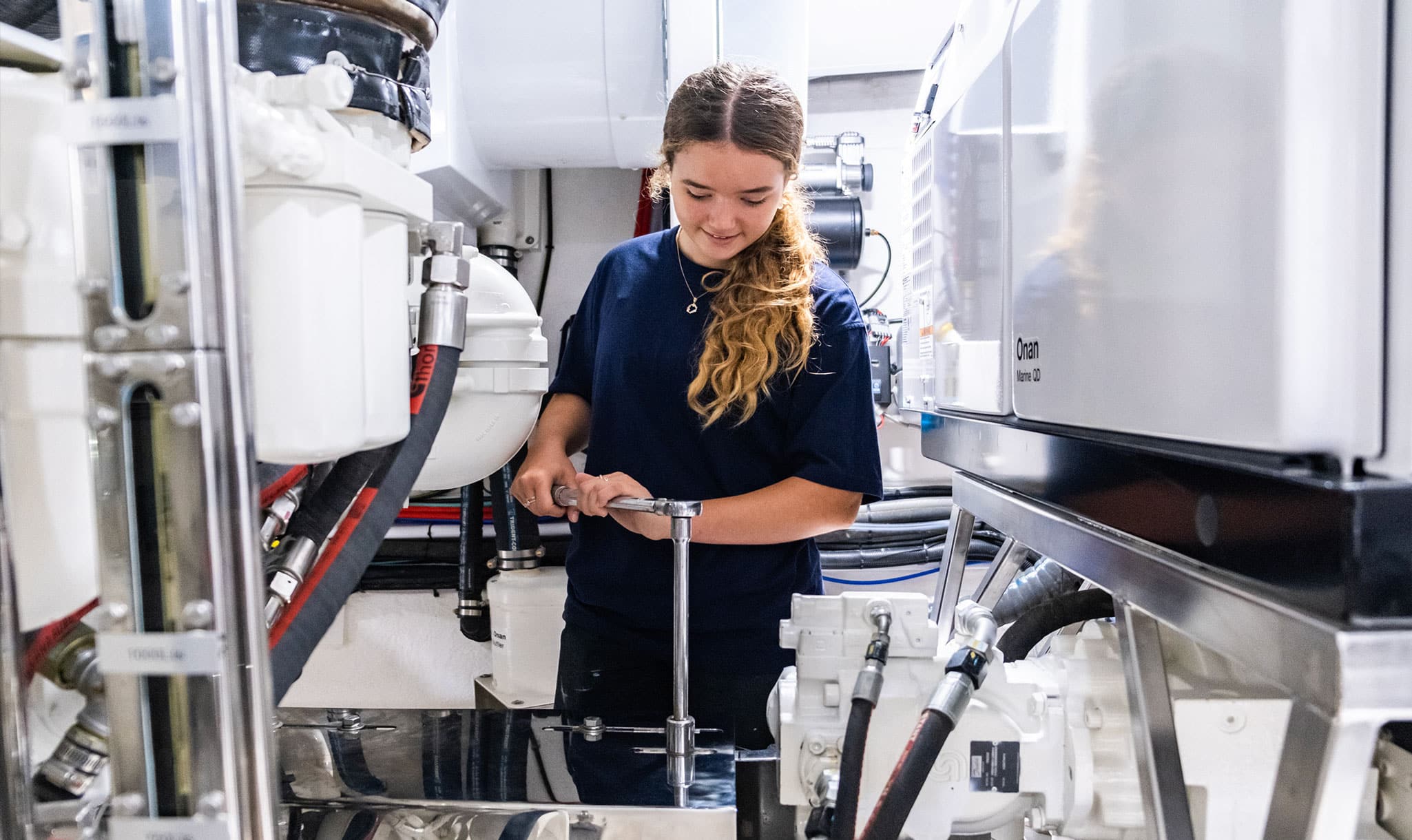The hands-on work of a Riviera apprentice
