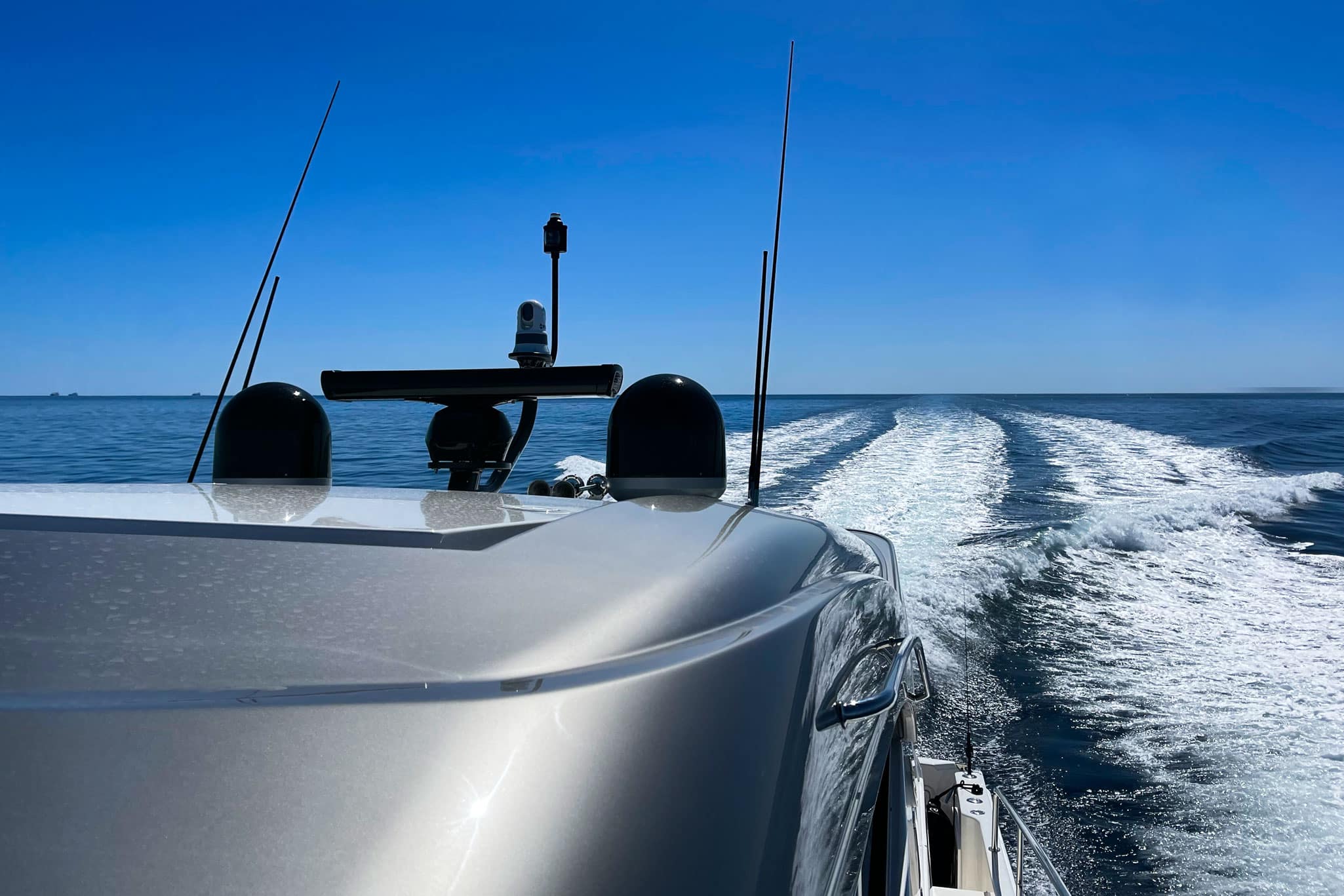 Leigh's faith in Riviera means he can go boating further afield than ever before.