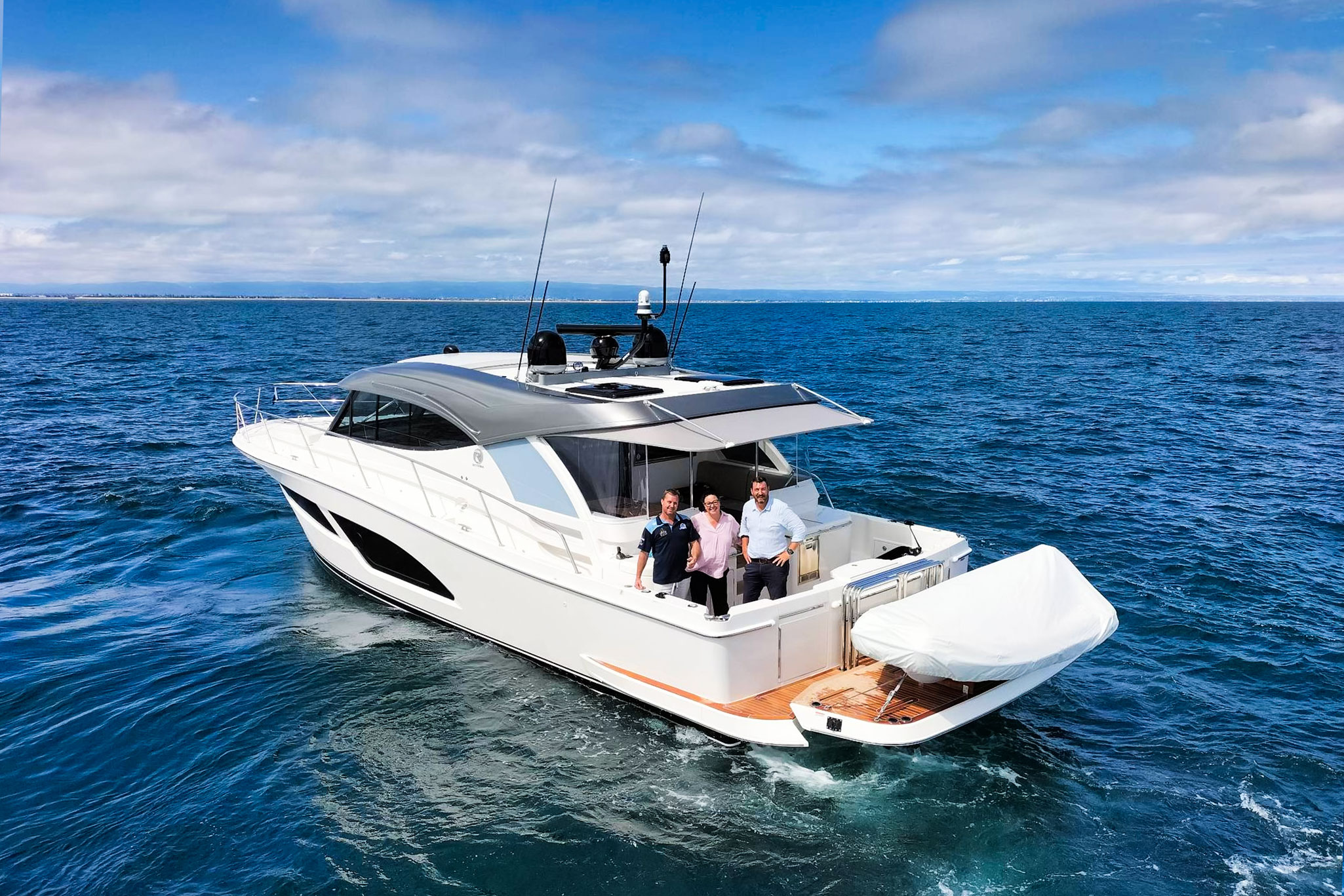 Plenty of room aboard for friends.
