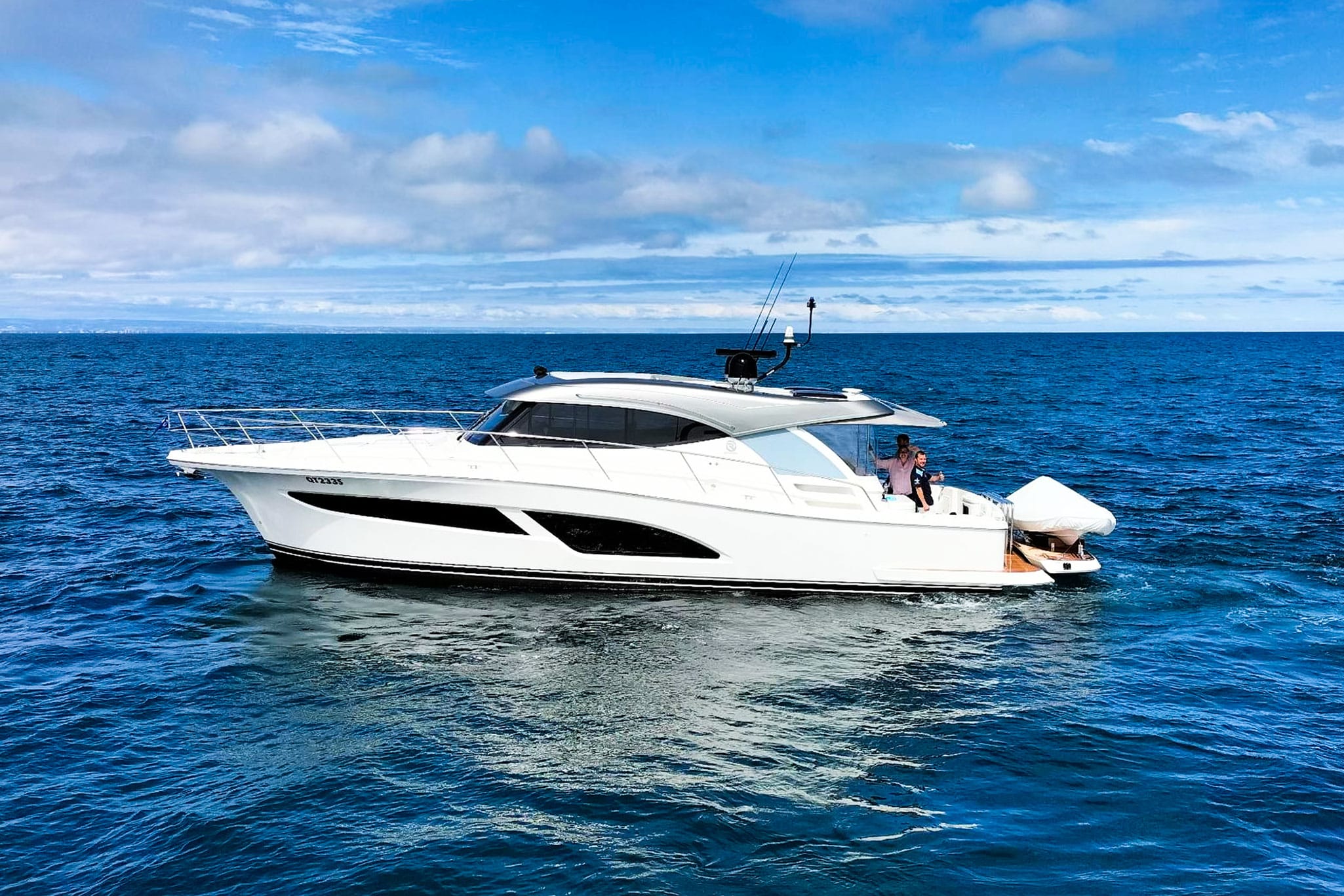 Fit for blue-water adventures with friends.
