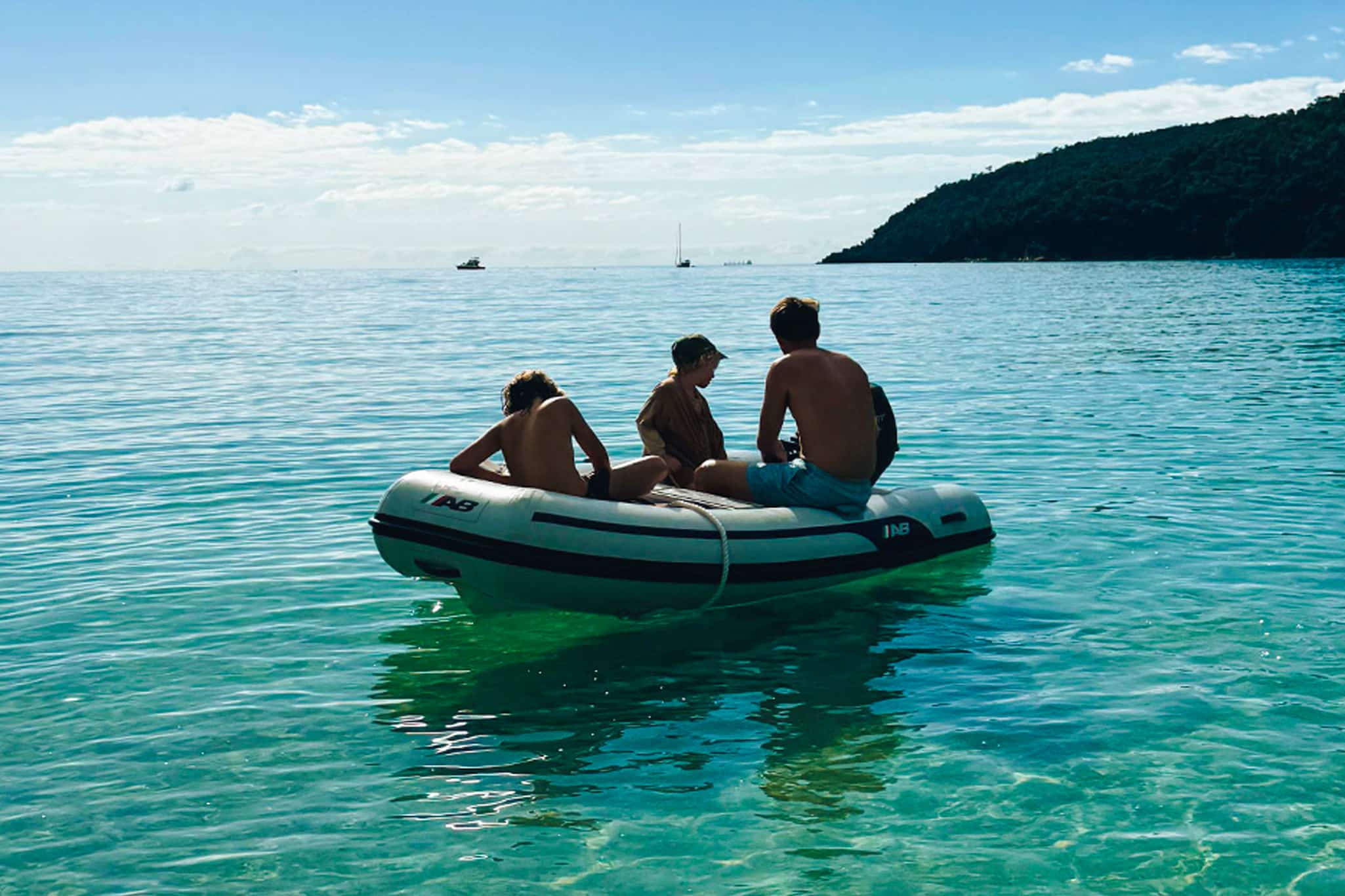 Exploring the countless bays and beaches by tender is such a wonderful thing to share. (Click the arrows on the left or right of the image to view the full picture gallery)