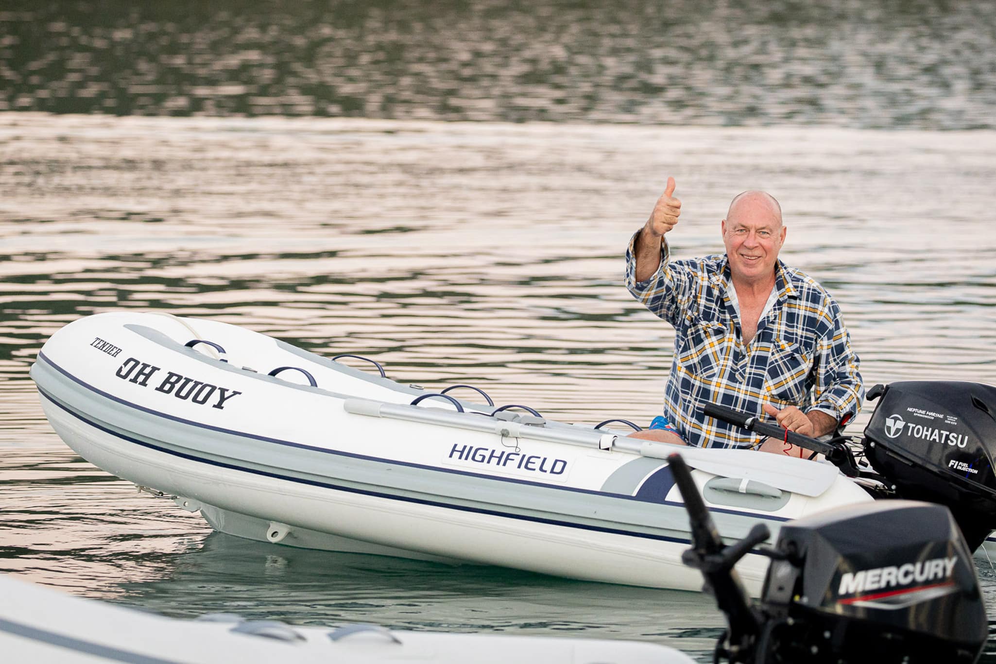 Tenders came in handy for fishing.