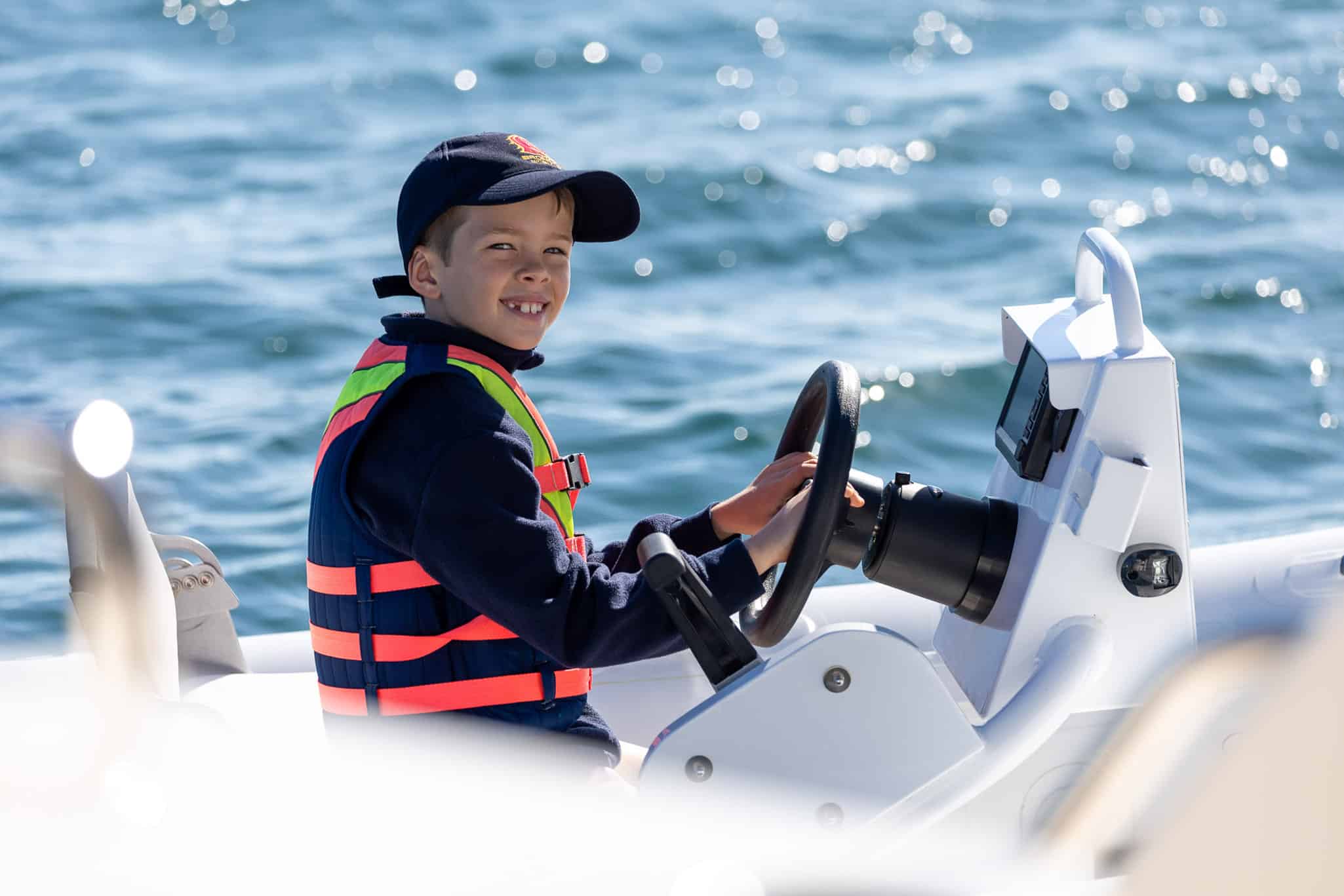 Tenders came in handy for fishing.