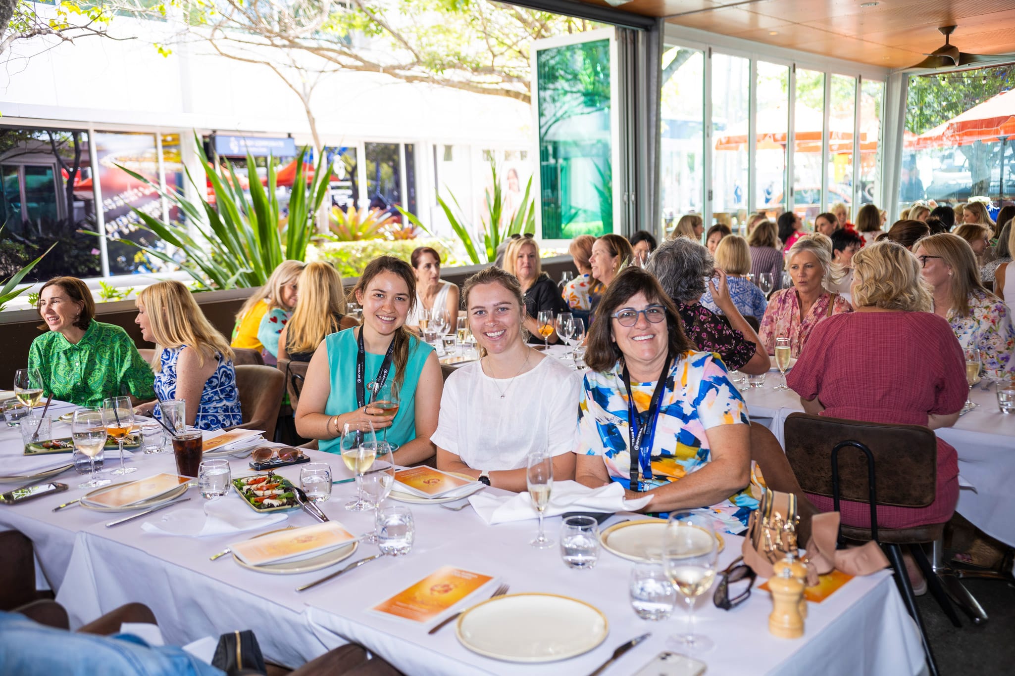 Fun and friendship was the theme for this year’s ladies luncheon that commenced with a refreshing alfresco Aperol Spritz.