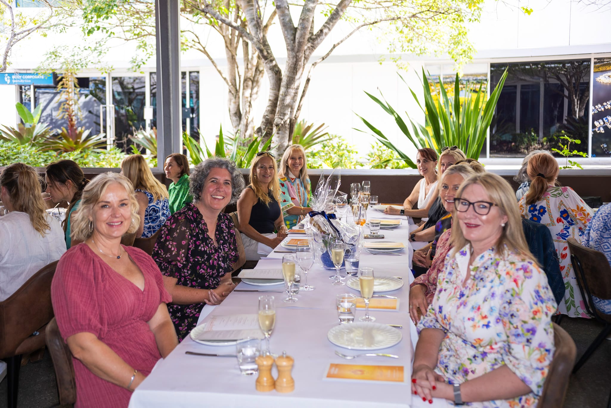 Fun and friendship was the theme for this year’s ladies luncheon that commenced with a refreshing alfresco Aperol Spritz.