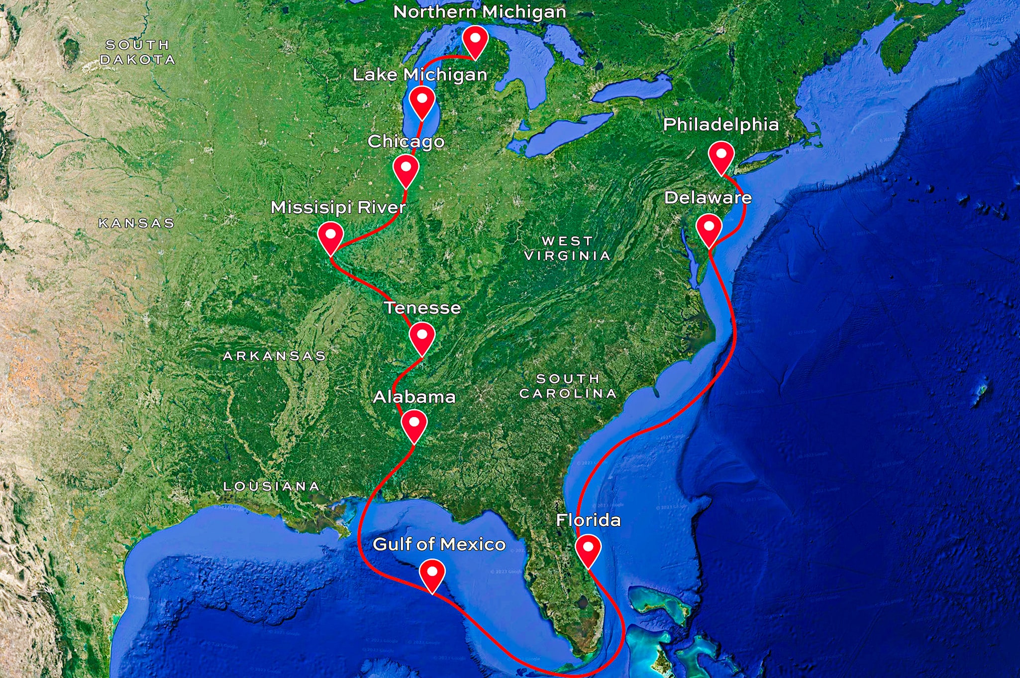 Golden Domer’s reverse Great Loop was a journey close to 3,000 nautical miles