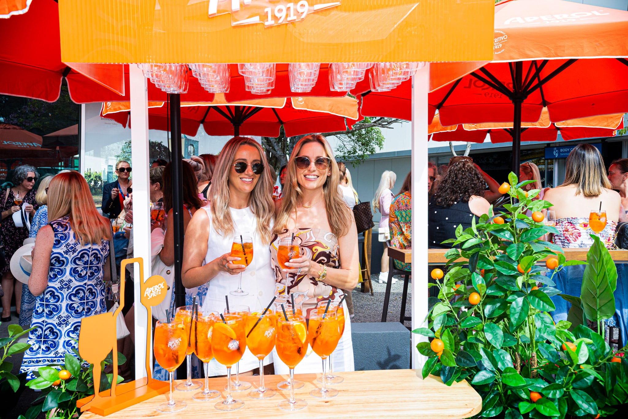 Fun and friendship was the theme for this year’s ladies luncheon that commenced with a refreshing alfresco Aperol Spritz.