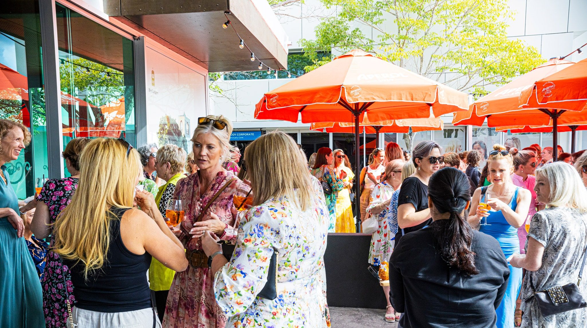 Fun and friendship was the theme for this year’s ladies luncheon that commenced with a refreshing alfresco Aperol Spritz.