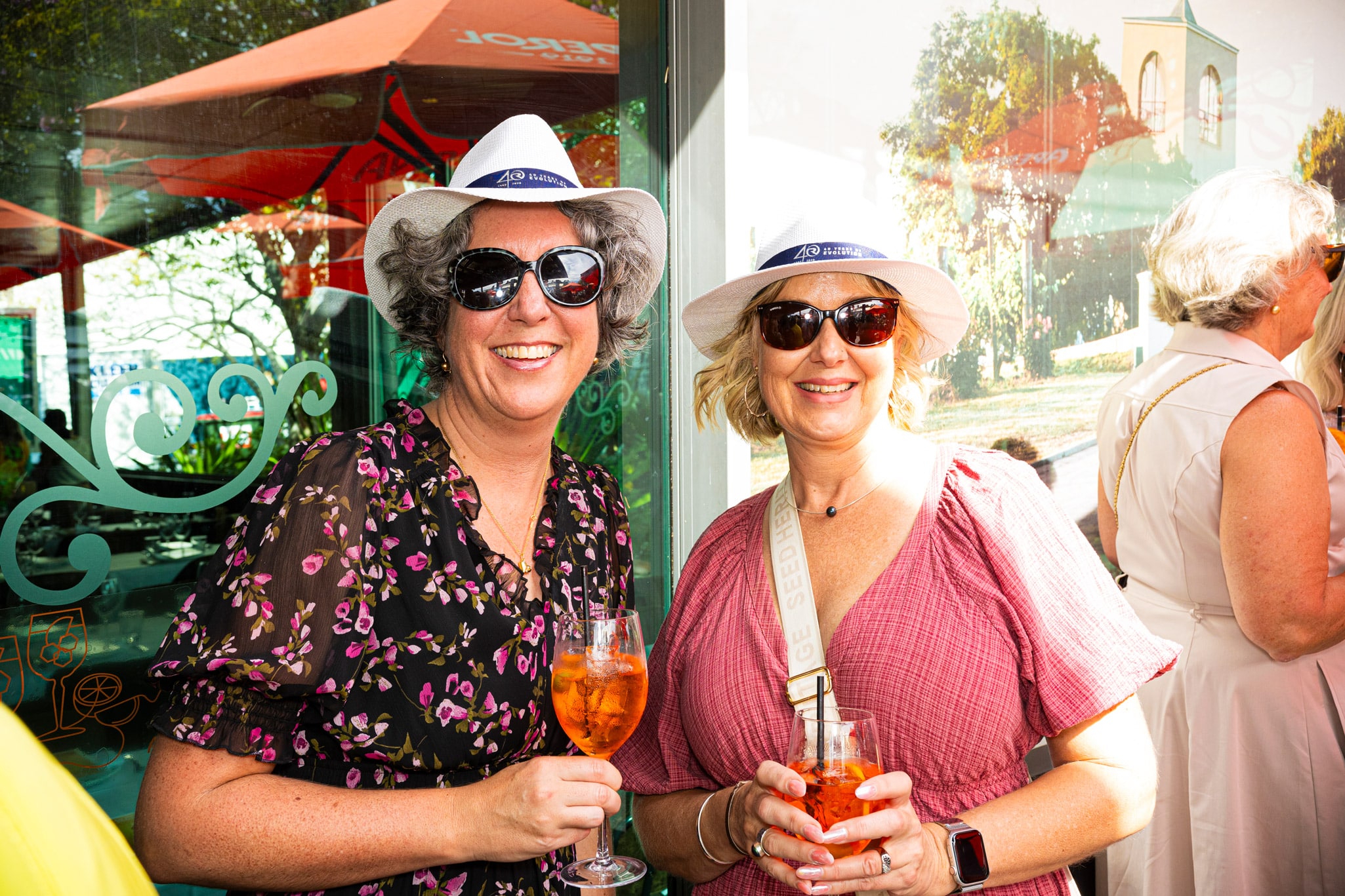 Fun and friendship was the theme for this year’s ladies luncheon that commenced with a refreshing alfresco Aperol Spritz.