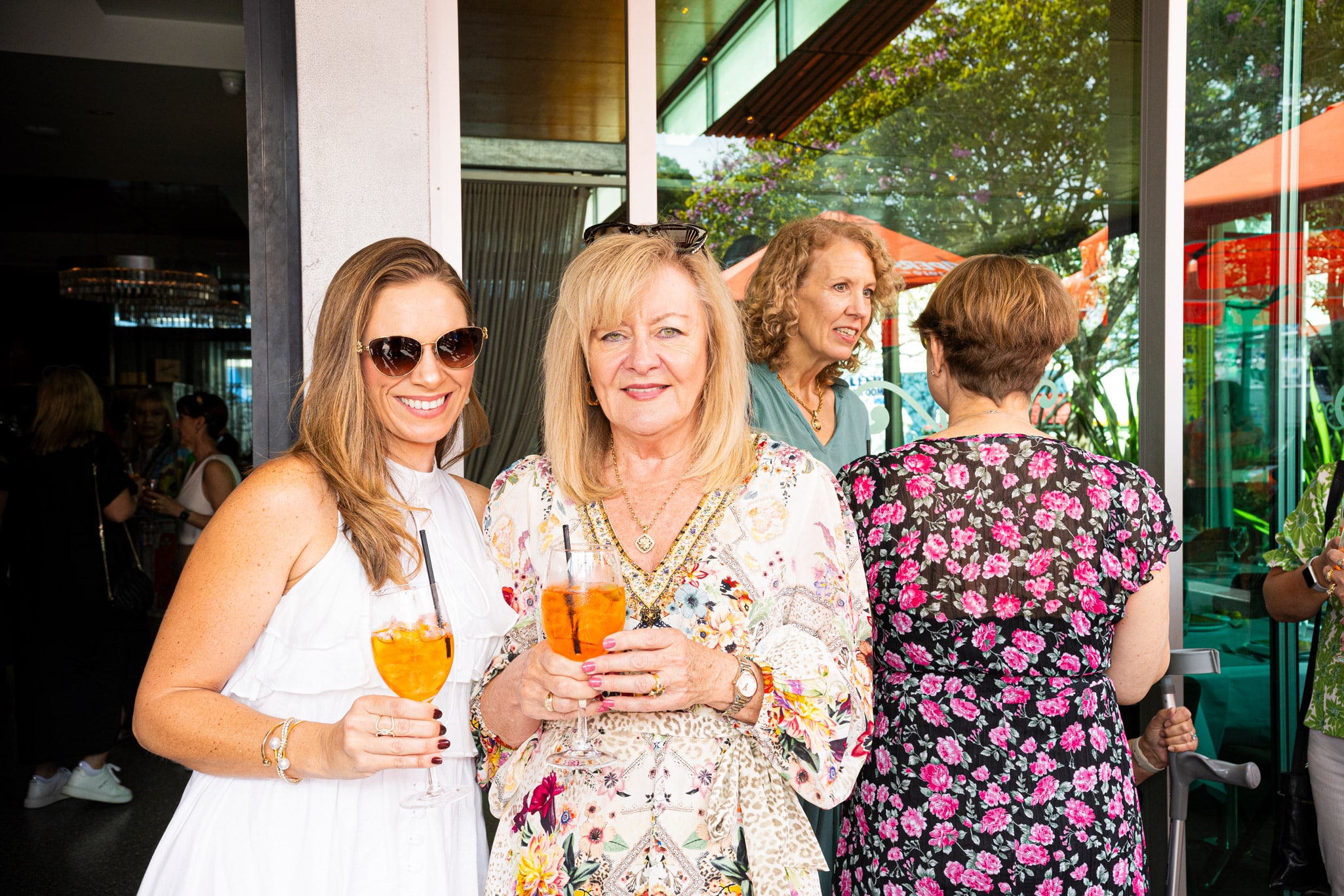 Fun and friendship was the theme for this year’s ladies luncheon that commenced with a refreshing alfresco Aperol Spritz.