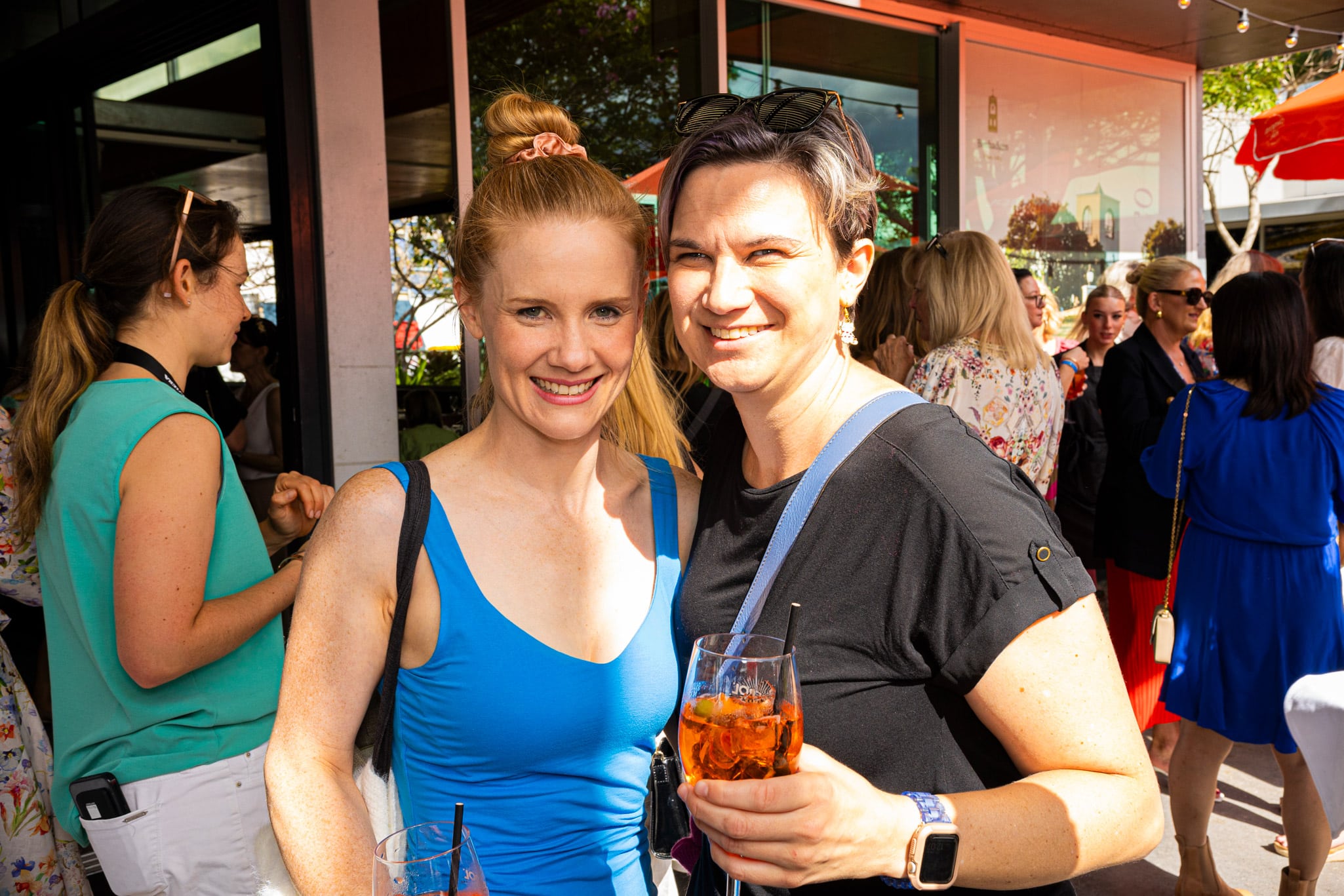 Fun and friendship was the theme for this year’s ladies luncheon that commenced with a refreshing alfresco Aperol Spritz.