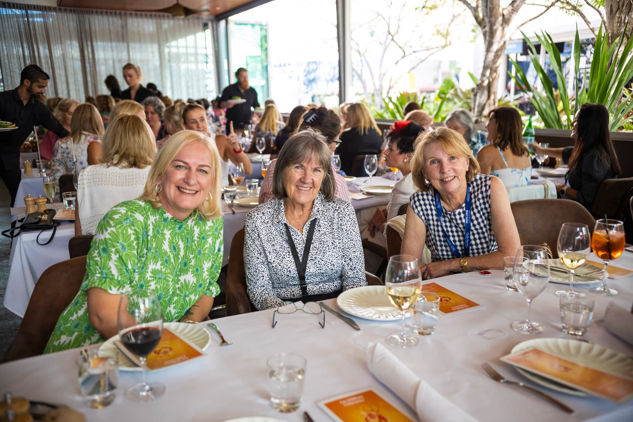 Fun and friendship was the theme for this year’s ladies luncheon that commenced with a refreshing alfresco Aperol Spritz.