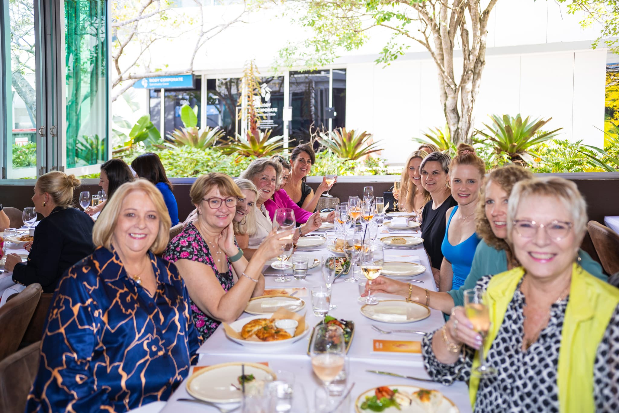 Fun and friendship was the theme for this year’s ladies luncheon that commenced with a refreshing alfresco Aperol Spritz.