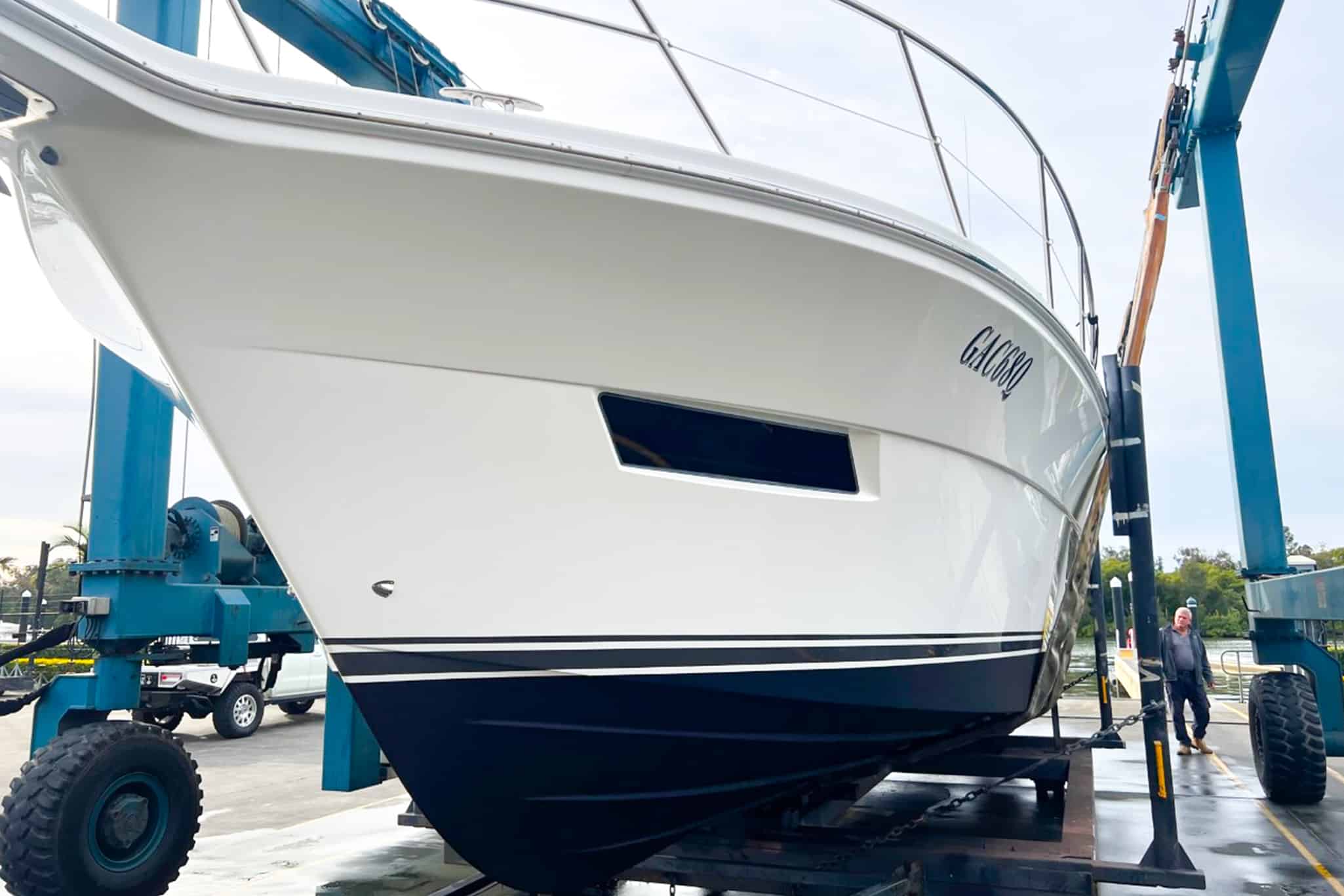 Gypsy at Riviera Aftermarket at the company’s 16.8 hectare facility at Coomera, on the Gold Coast where she underwent a full service over two weeks