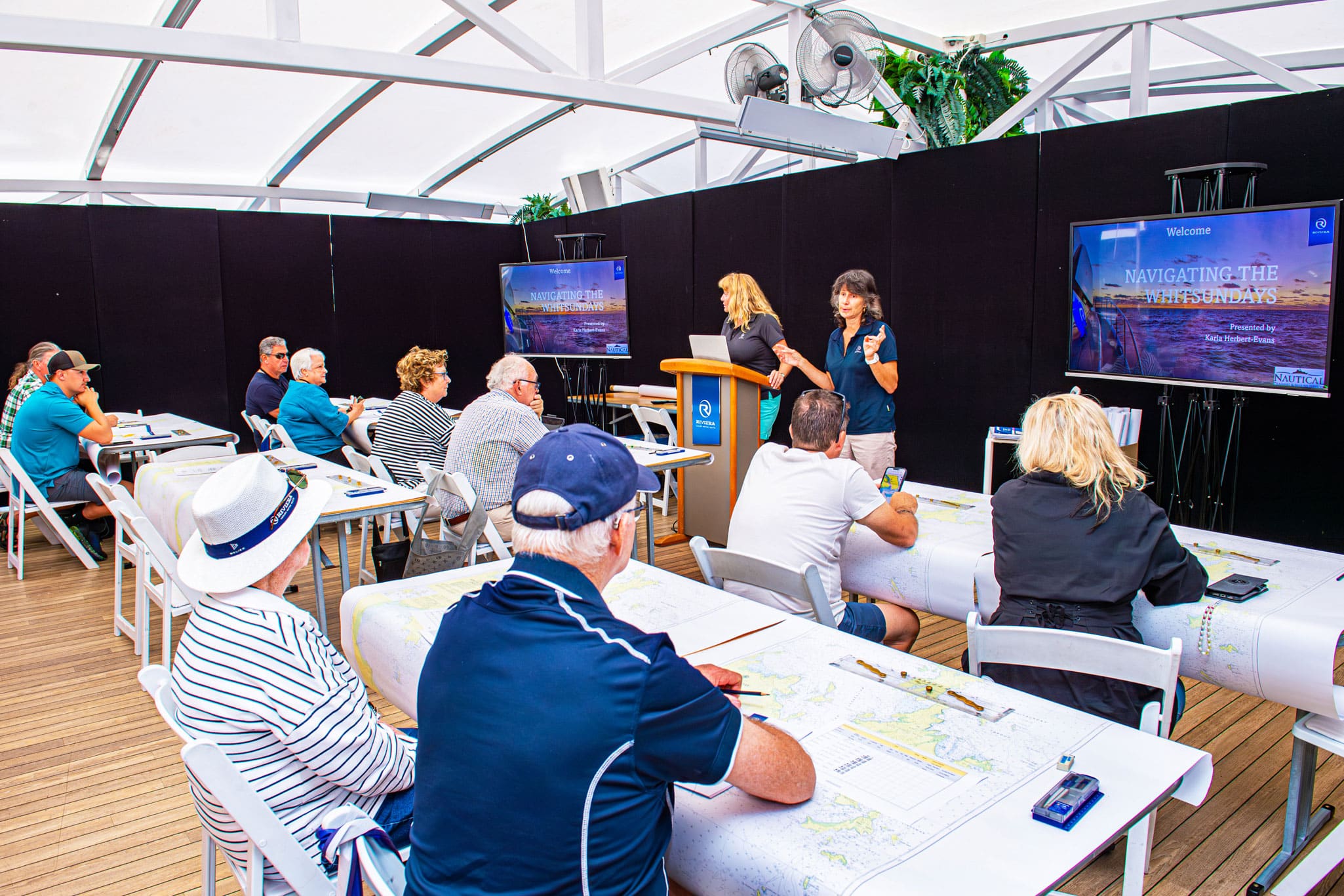 As part of Riviera’s Festival of Boating, over 300 Riviera owners attended a program of 40 educational workshops
