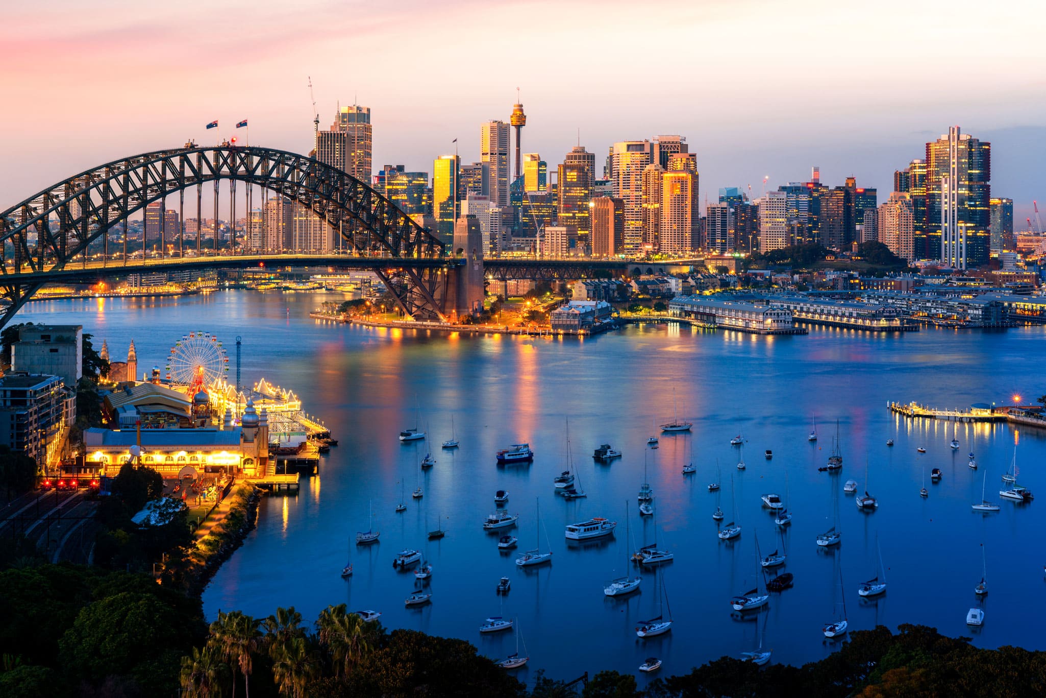 No ferries on Sydney Harbour was a surreal experience for Kevin and Josh.