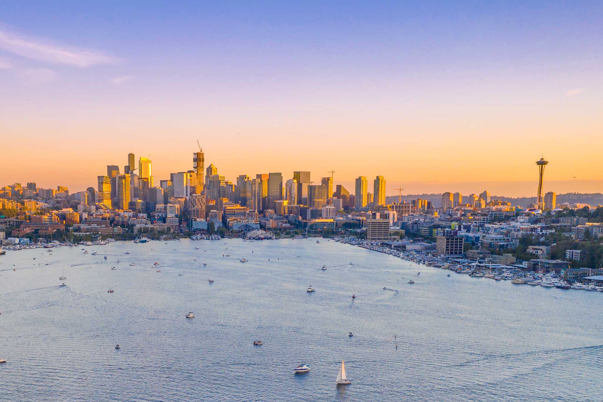 The ever-changing skies above Seattle’s waterways continue to delight.