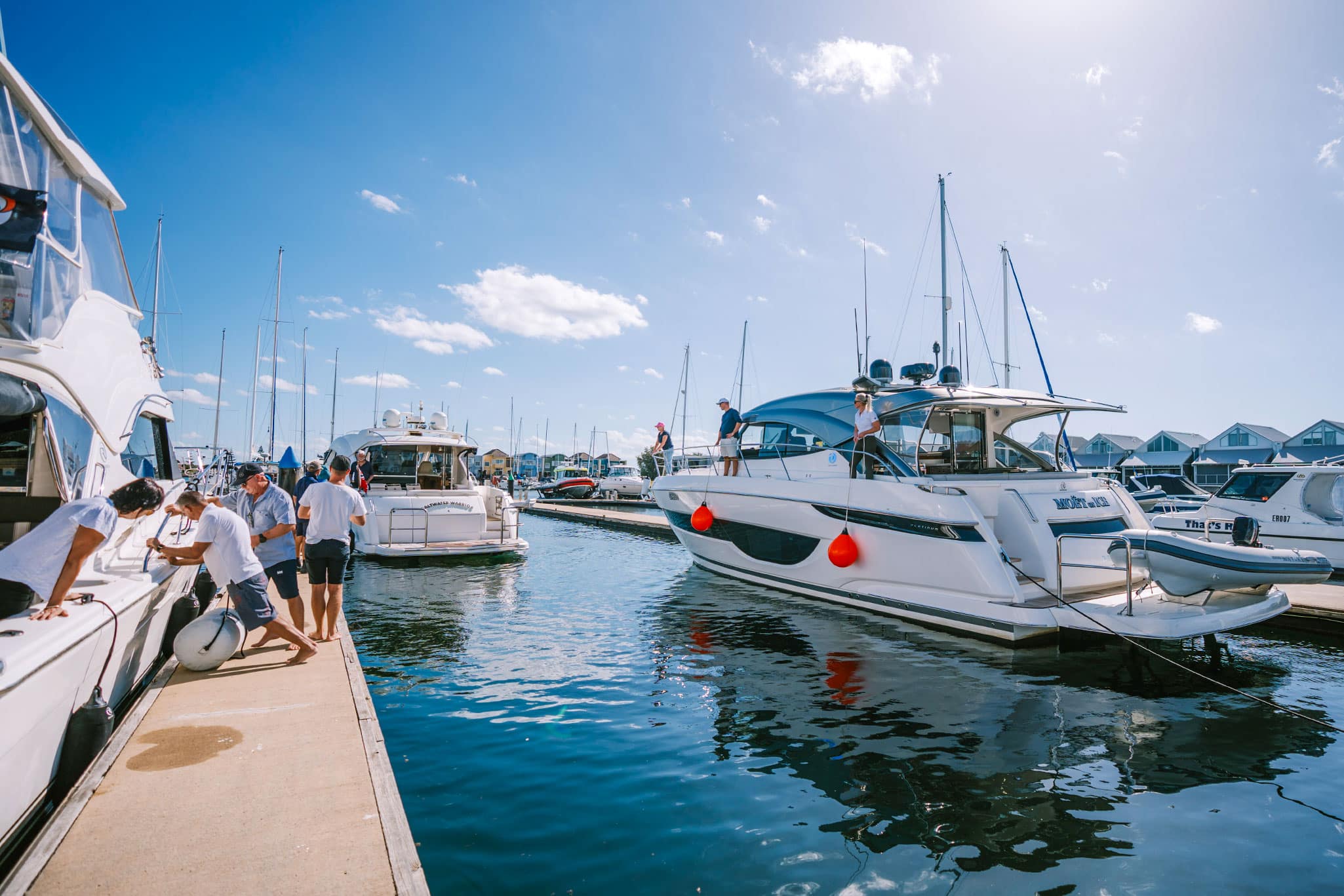 R Marine Perth crew and other Riviera owners are always at hand.