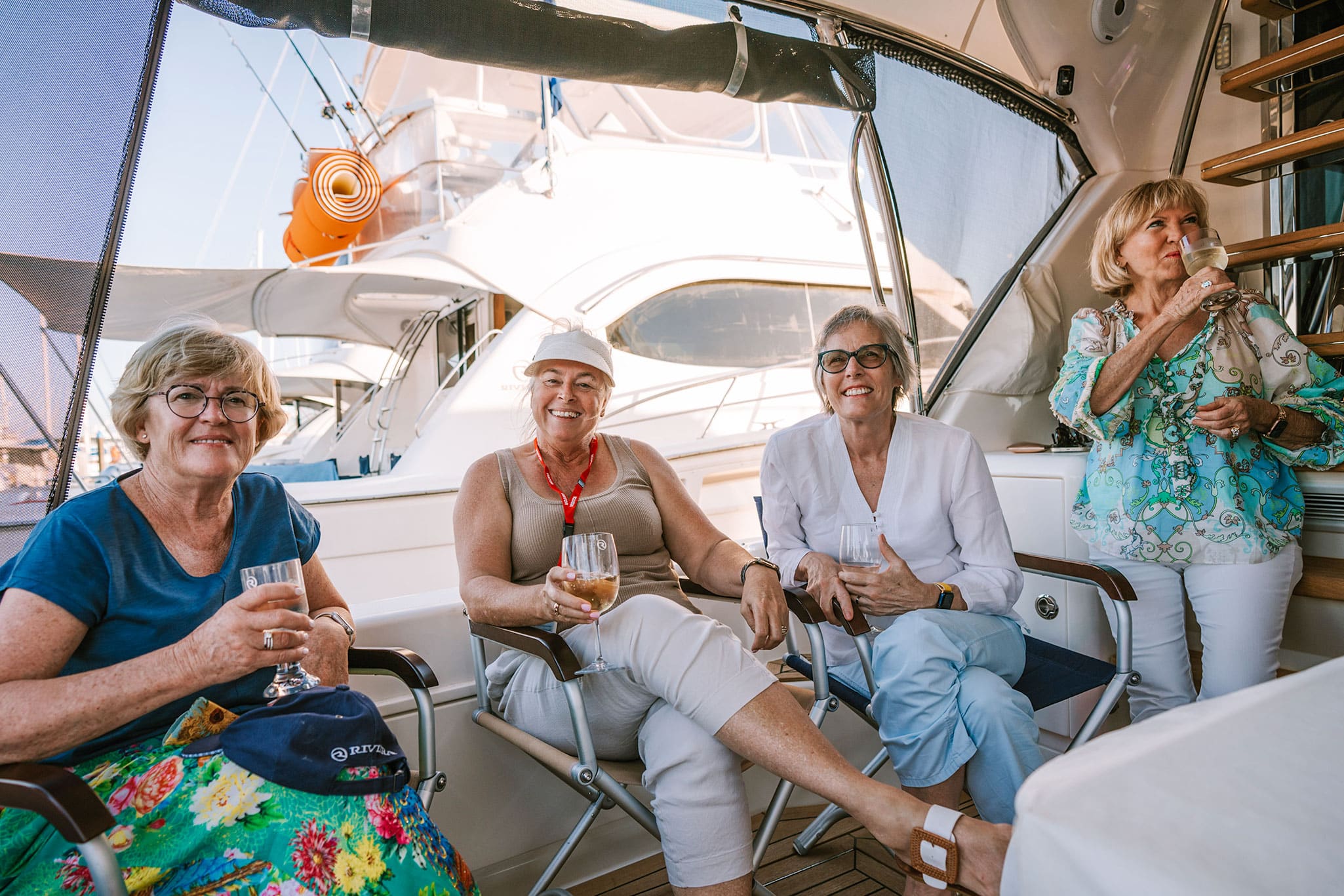 It was good times all round as everyone enjoyed the special camaraderie and friendship of the Riviera family.